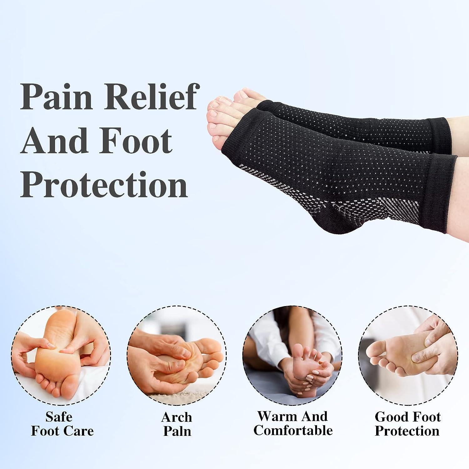 Soothe Socks Neuropathy Compression Ankle Arch Support Protection