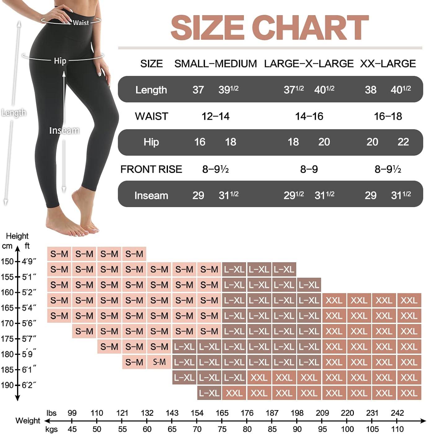Leggings for Women Butt Lift High Waisted Tummy-Control No See