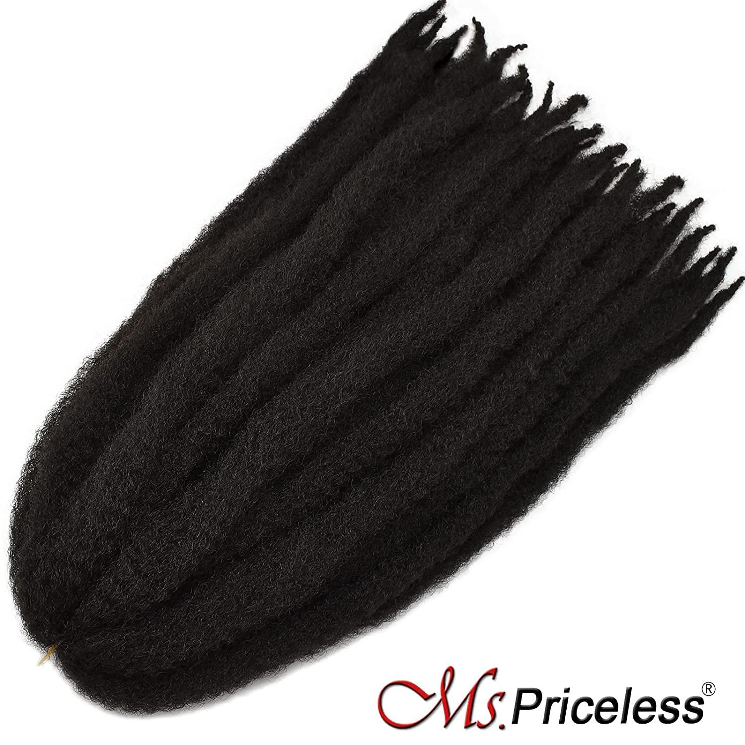 6pcs Black Soft Faux Locs Crochet Synthetic Braid Hair,1 Needle with 5  Random Color Rings