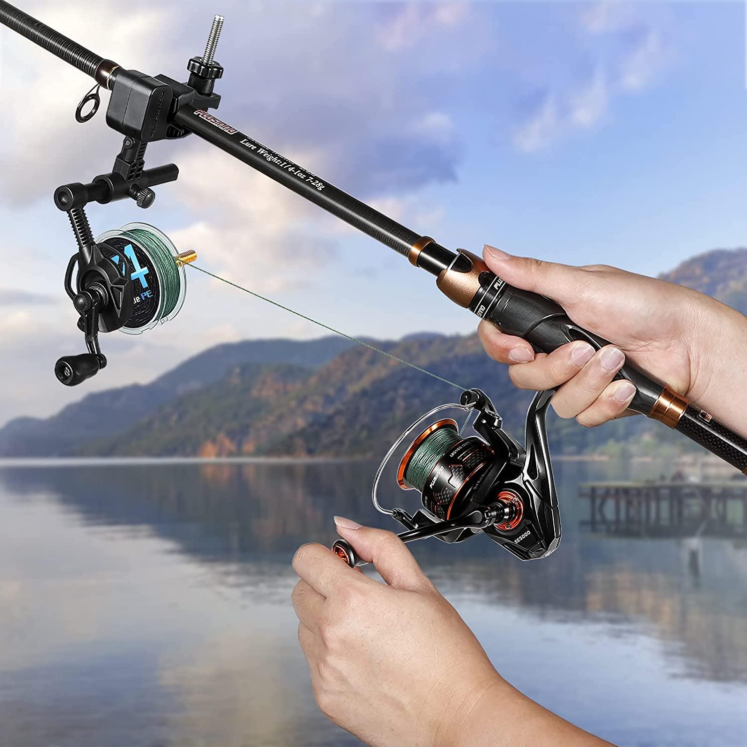 PLUSINNO Fishing Line Spooler with Unwinding Function, Fishing