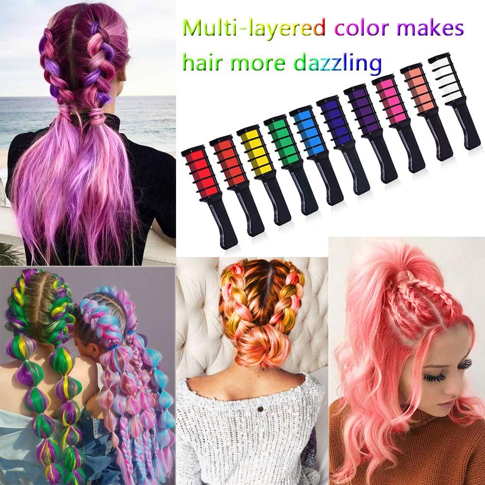  Toyvian 6pcs Children Color Wig Colored Hair