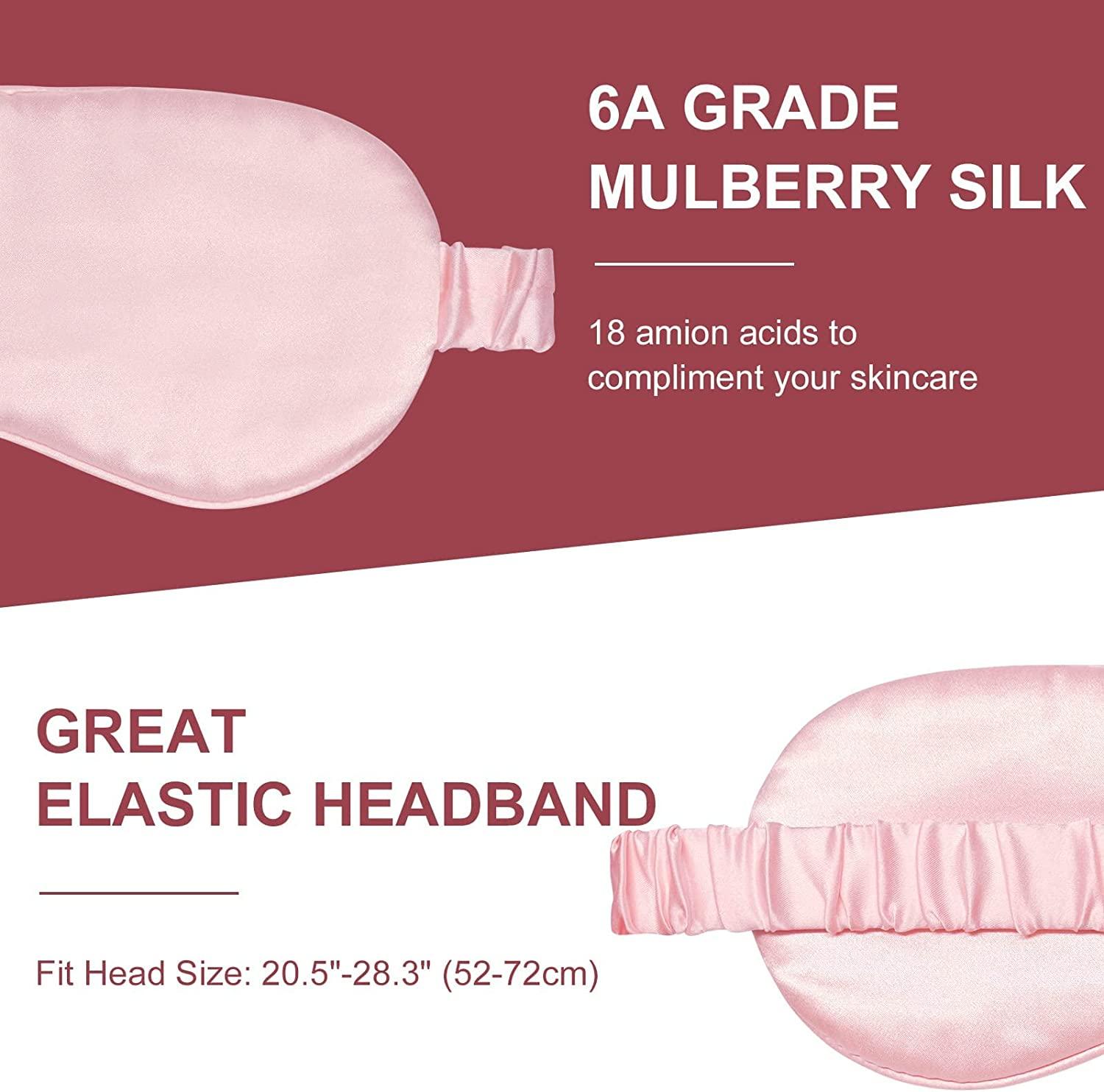 Olesilk Sleep Mask Silk Eye Mask & Blindfold 100% Mulberry Silk Filling –  OLESILK