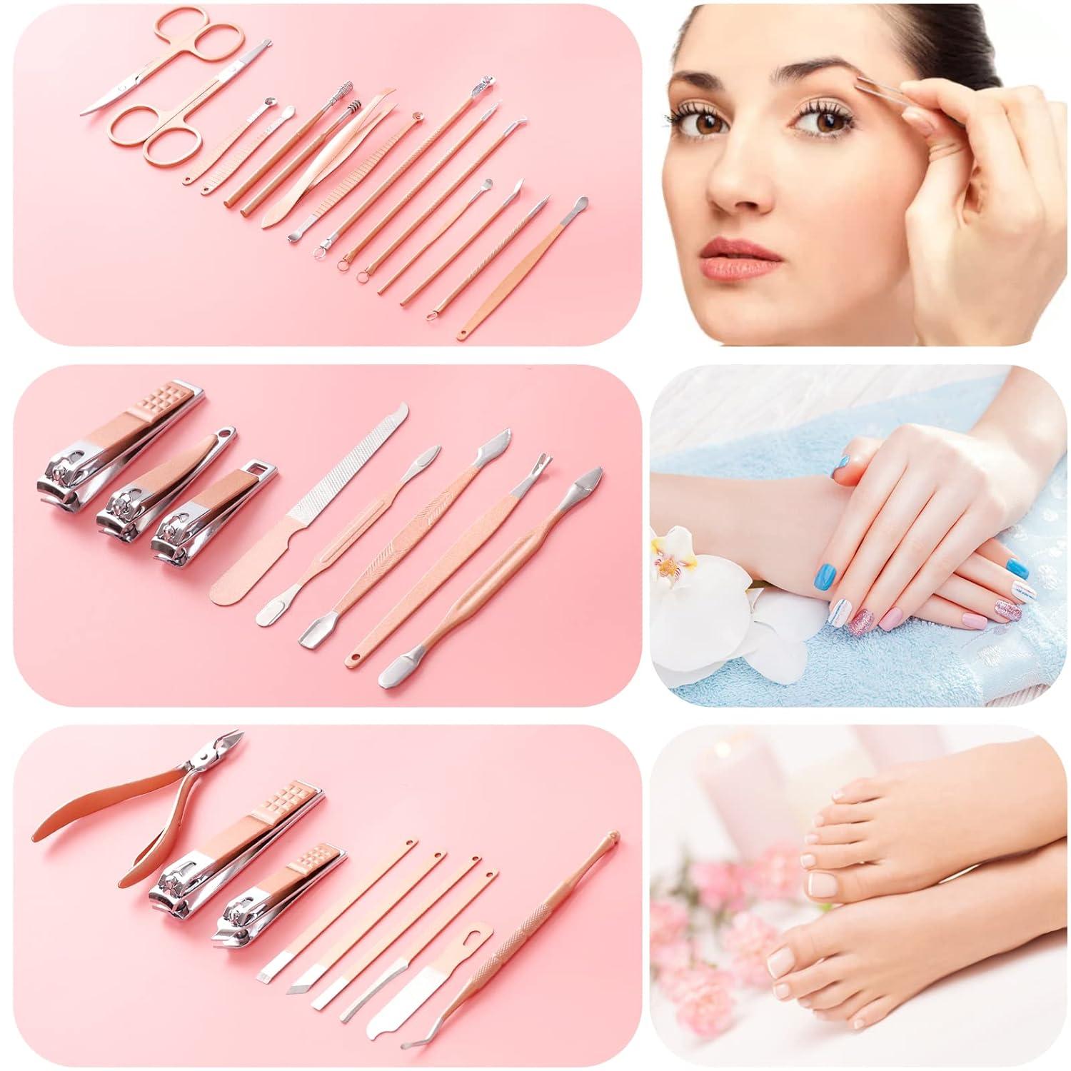 Stainless Steel Curved Tip Cuticle Scissors And Nail Clippers For Manicure  And Eyebrow Trimming - Dead Skin And Callus Remover