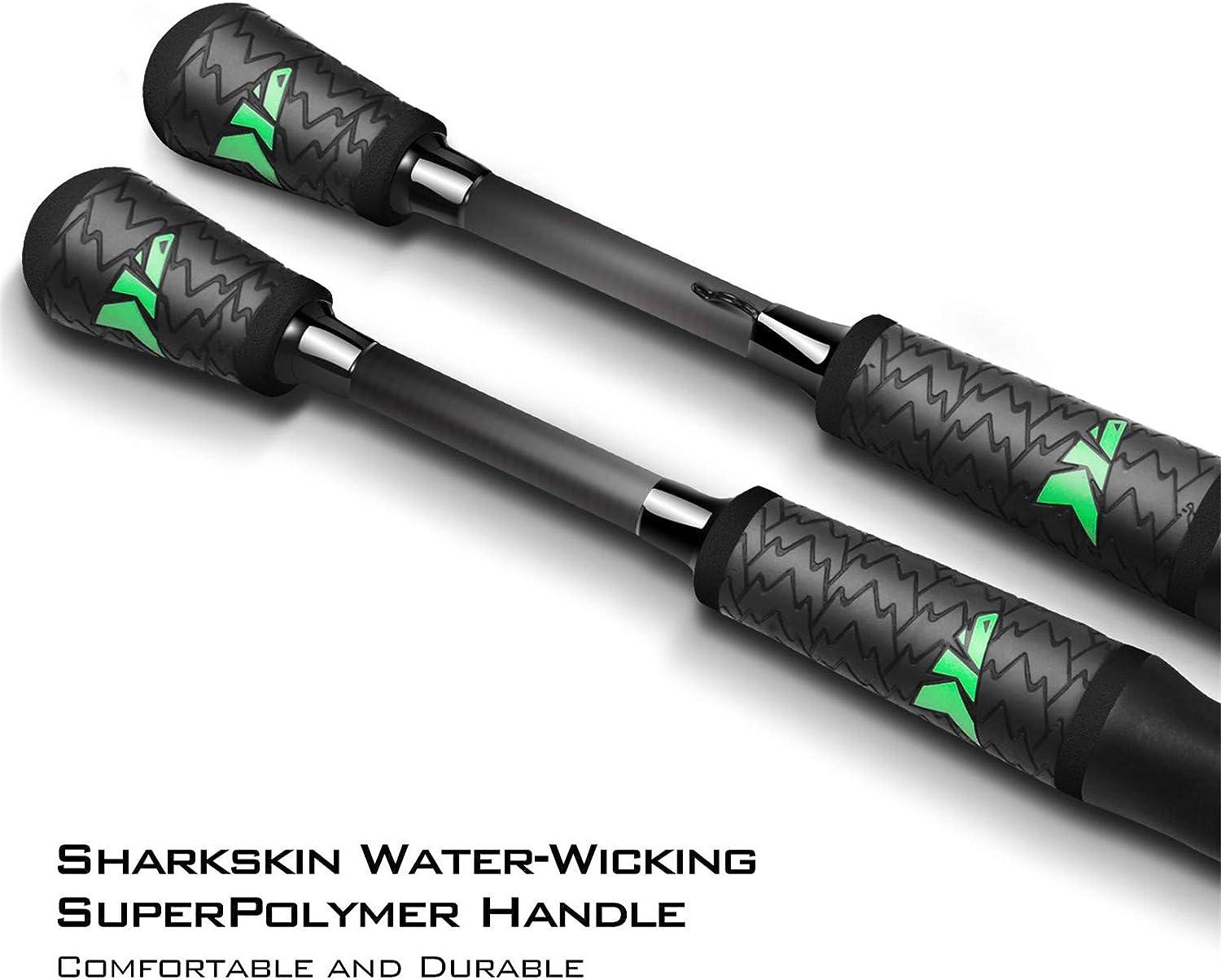  Fishing Rods Ultra-Sensitive Carbon Spinning Fish Rods Carbon  Fiber Casting Rod with Eva Grip Rod Handle for Fresh Saltwater Fishing  Tools : Sports & Outdoors