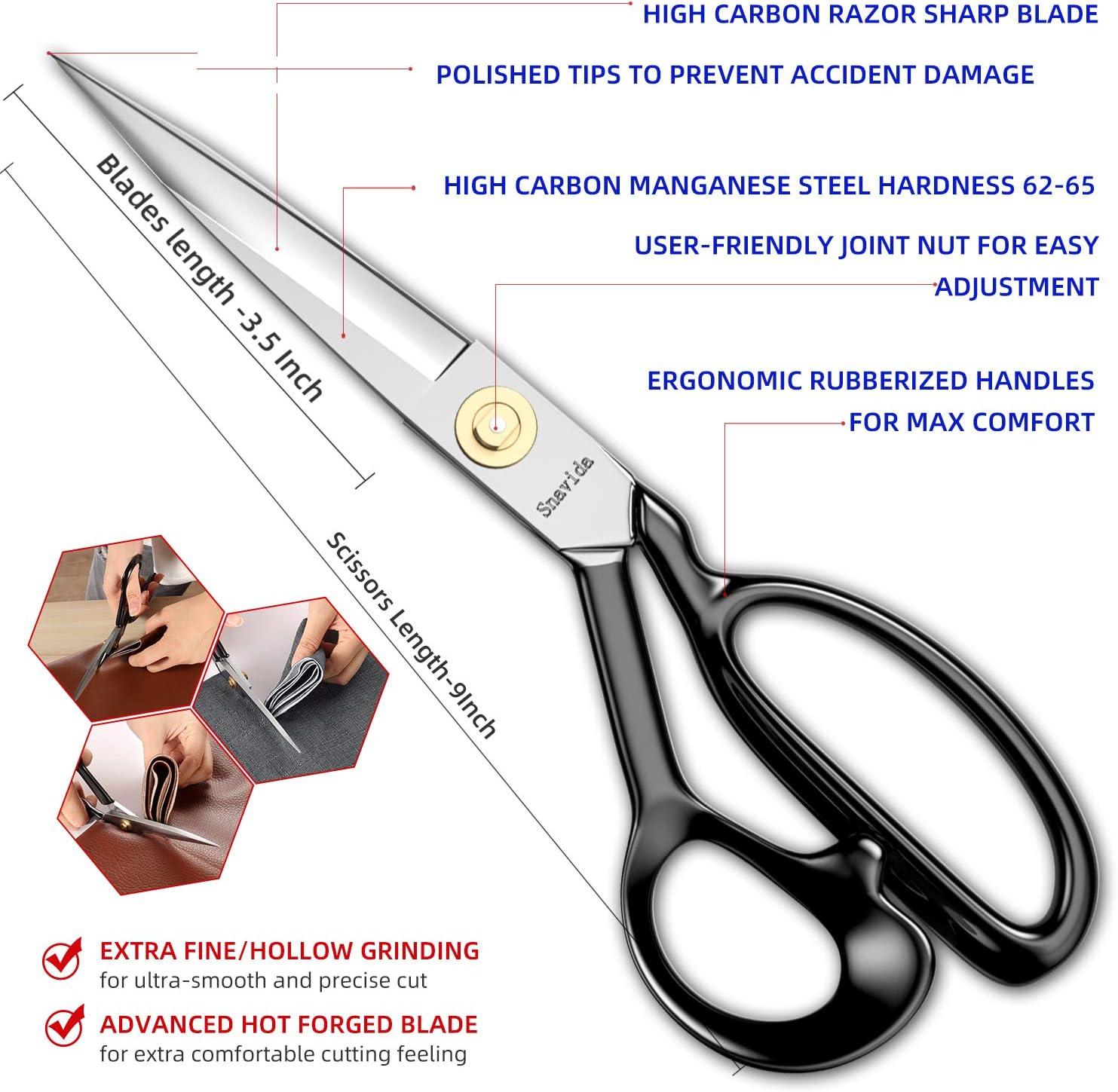 1Pcs 9 Professional Sewing Scissors Tailor Scissors For Fabric Cutting  Exquisite Steel Dressmaker Scissor Shears Stainless Tool - Price history &  Review, AliExpress Seller - WyFeay Global Store