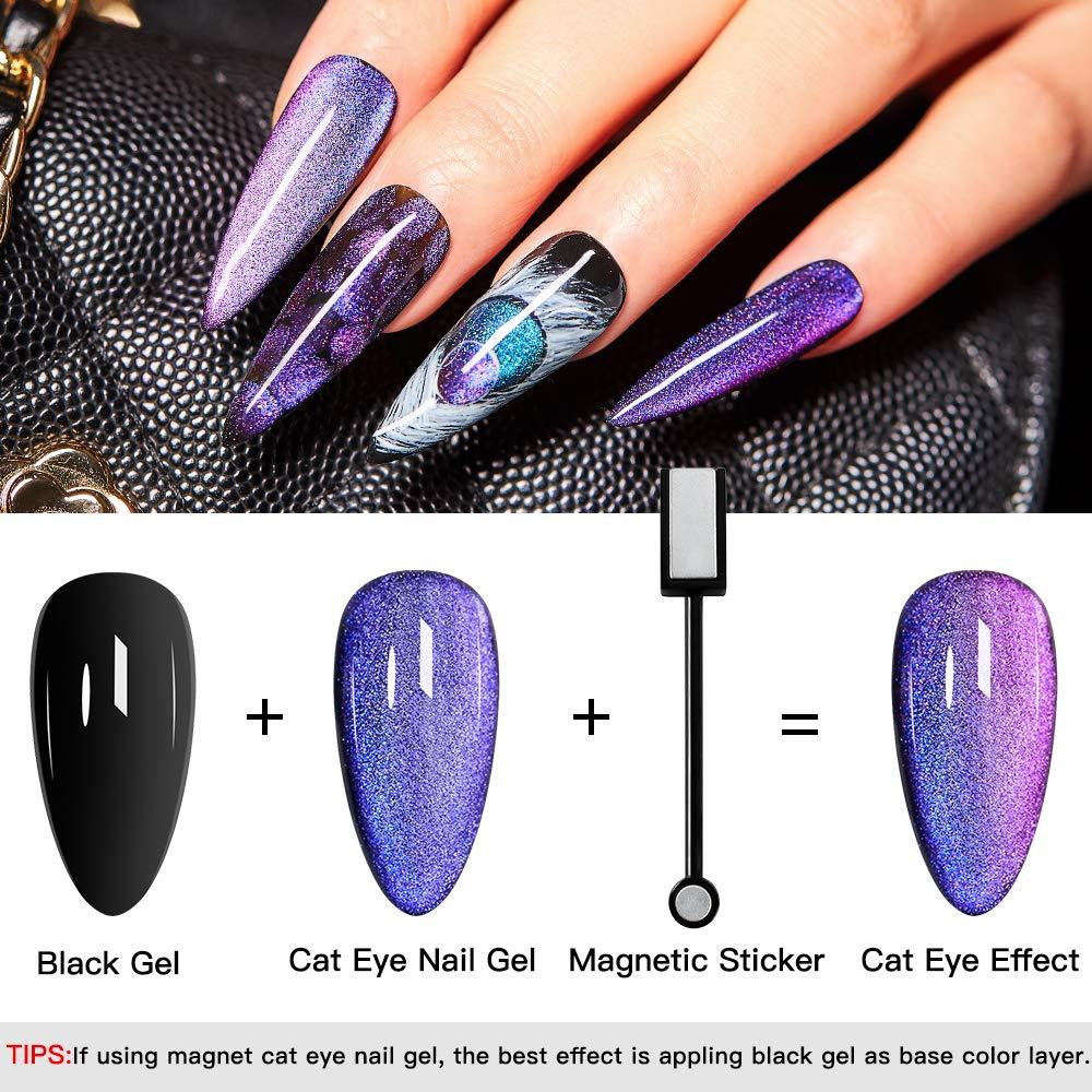 35+ Cat Eye Nails: The Hottest Nail Trend Right Now | Velvet nails, Cat eye  nails, Nail trends
