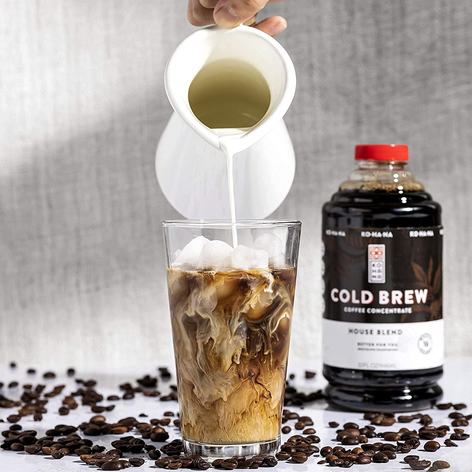Instant Cold Brew Glass Coffee Maker, 32-Oz.