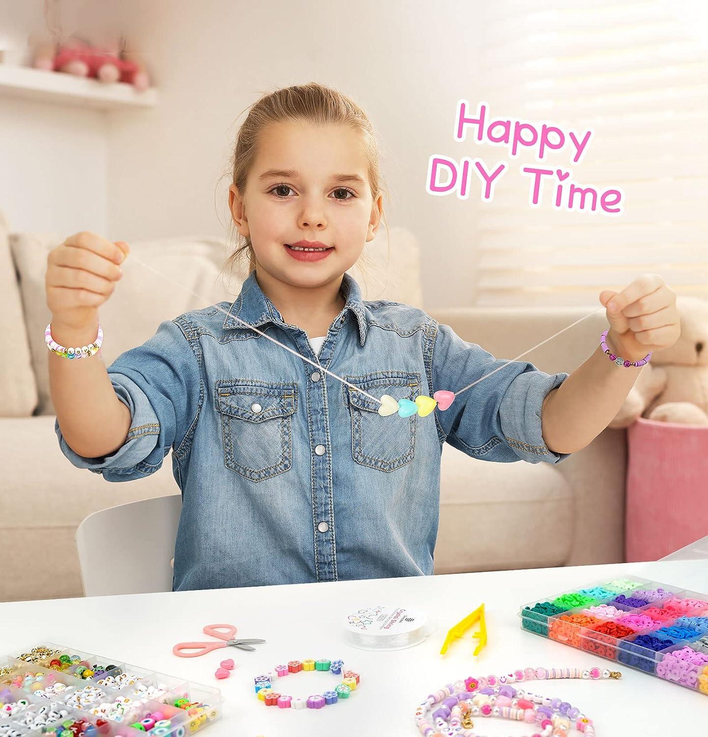 Giving Smiles With Alphabet Beads Loom Band Bracelets Craft! - Fun