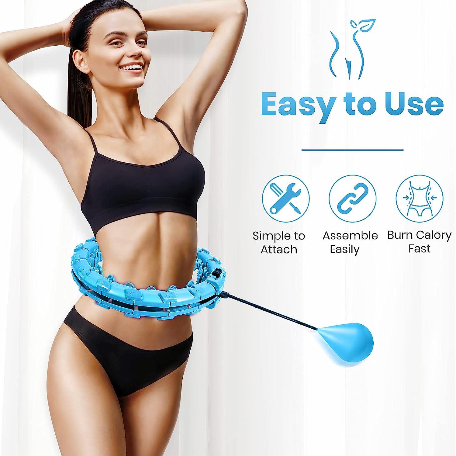 Infinity Hoop Fit for Waist Fitness, Weighted Hula Hoops for Adults Weight  Loss