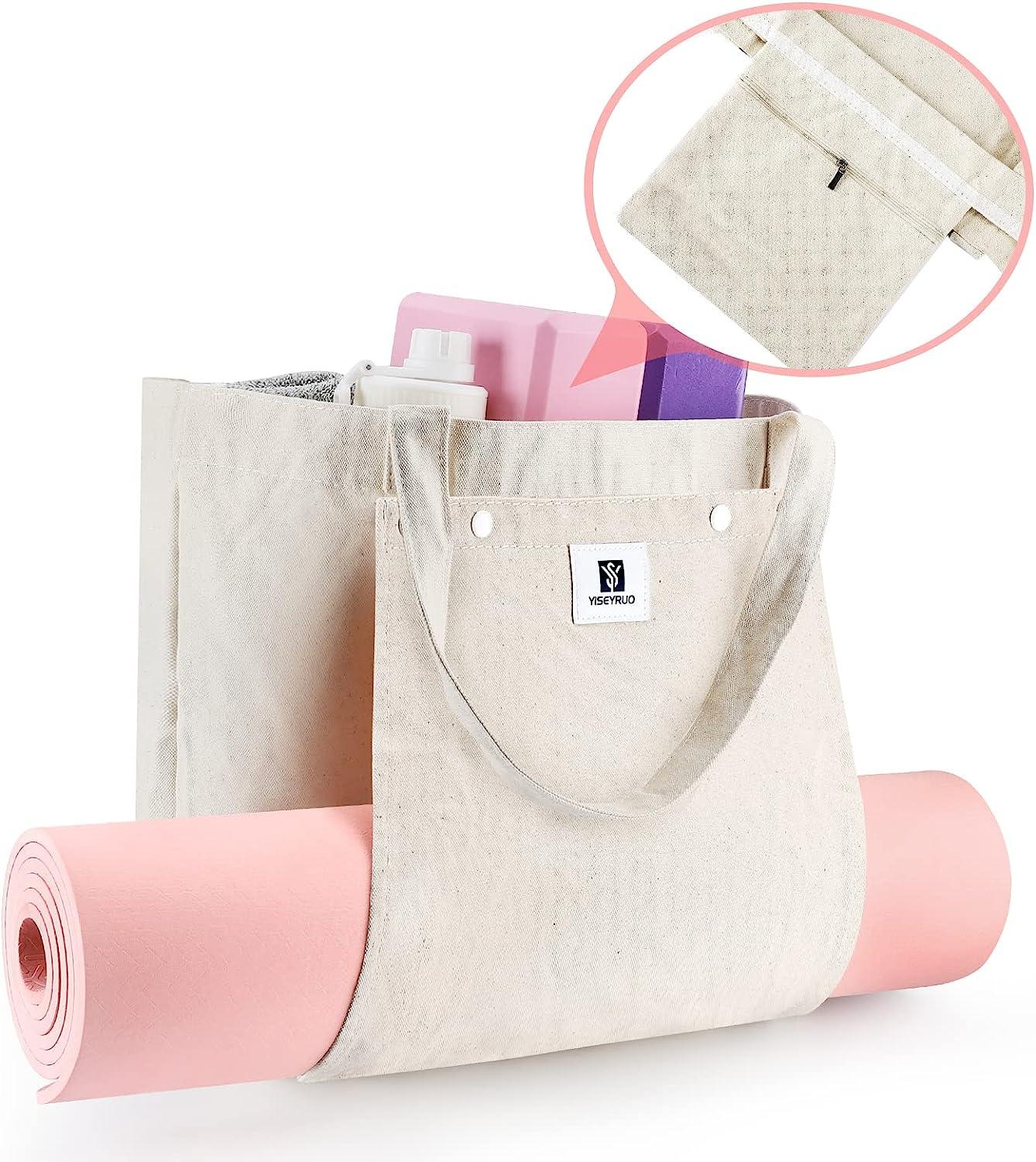 Boho Yoga Mat Tote Bag. Women's all-in-one gym or fitness shoulder bag –  WickedYo