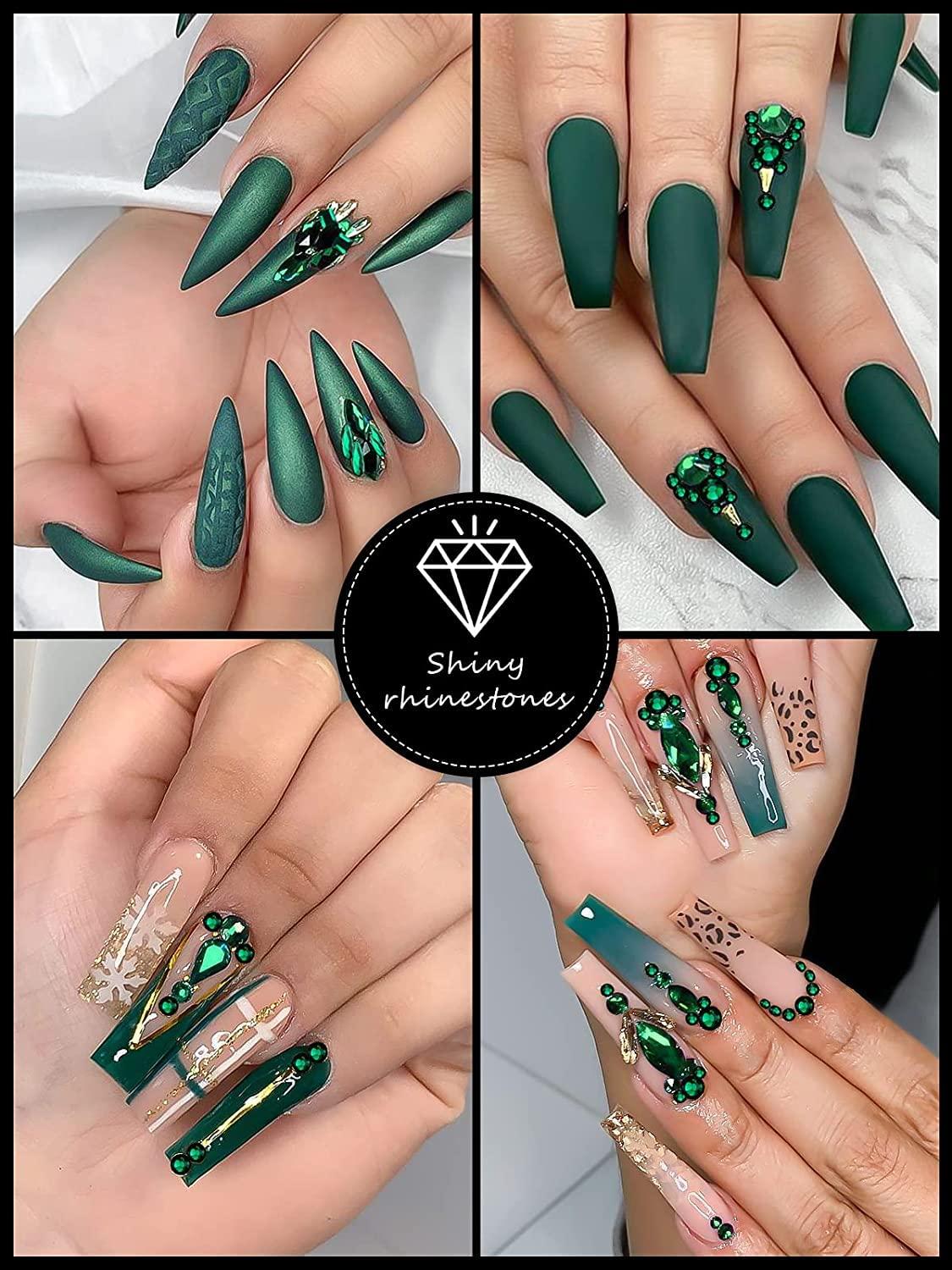 Swarovski Emerald Green Nail Art Rhinestone