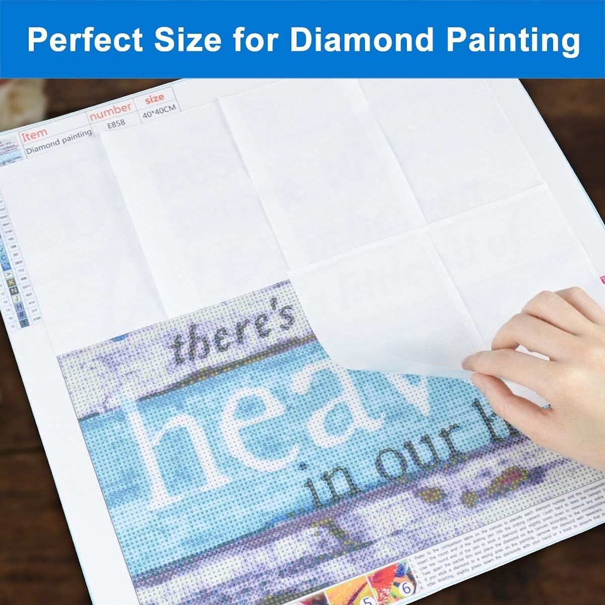 100 Pieces 5D Diamond Painting Release Paper Non-Stick Silicone Release  Paper Double-Sided Diamond Painting Cover Replacement Paper, 5.9 x 3.9  inch/15 x 10 cm