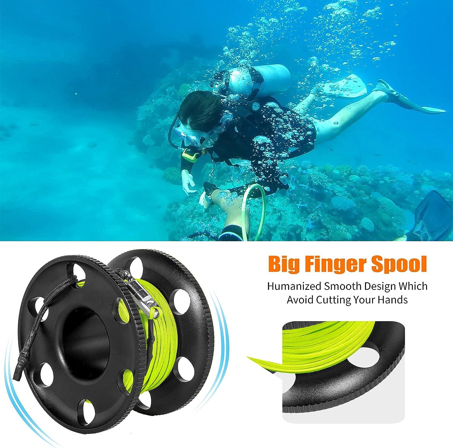  Scuba Choice Scuba Diving Compact Finger Spool with