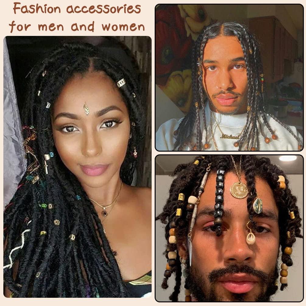 Hair Jewelry for Braids,Dreadlock Accessories,24 PCS Hair Beads
