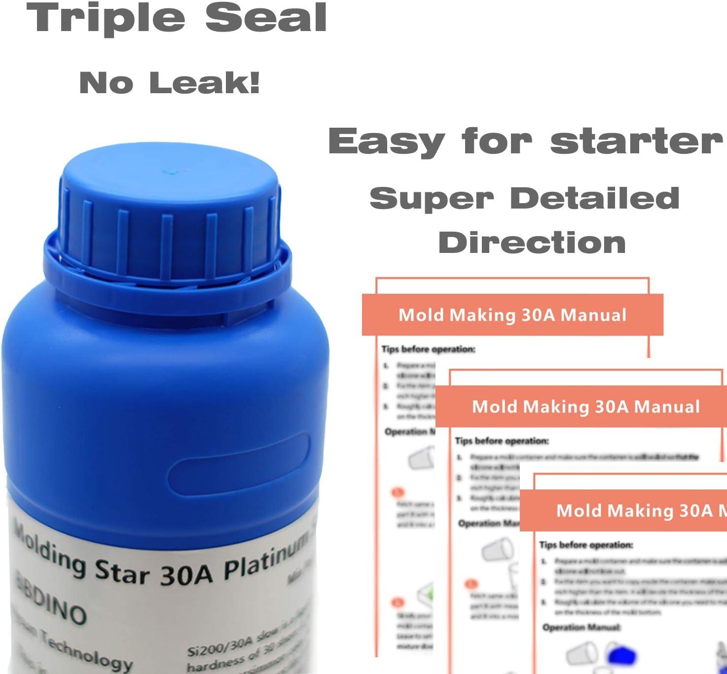 BBDINO 30A Silicone Rubber Mold Making Kit Platinum 1 Gallon Kit 10 Lb –  BBDINO Direct