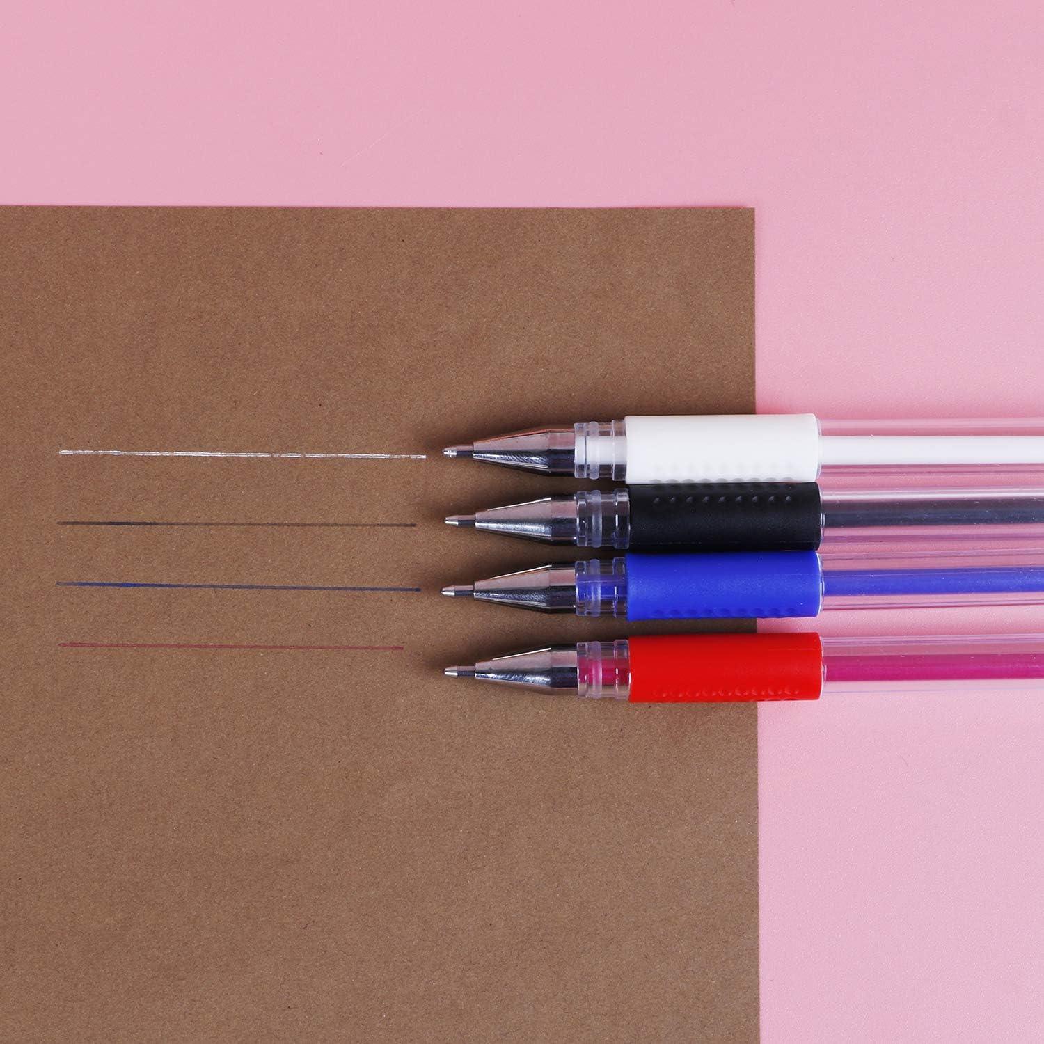 Heat Erasable Pens 4 Pieces Fabric Marking Pens with 20 Refills