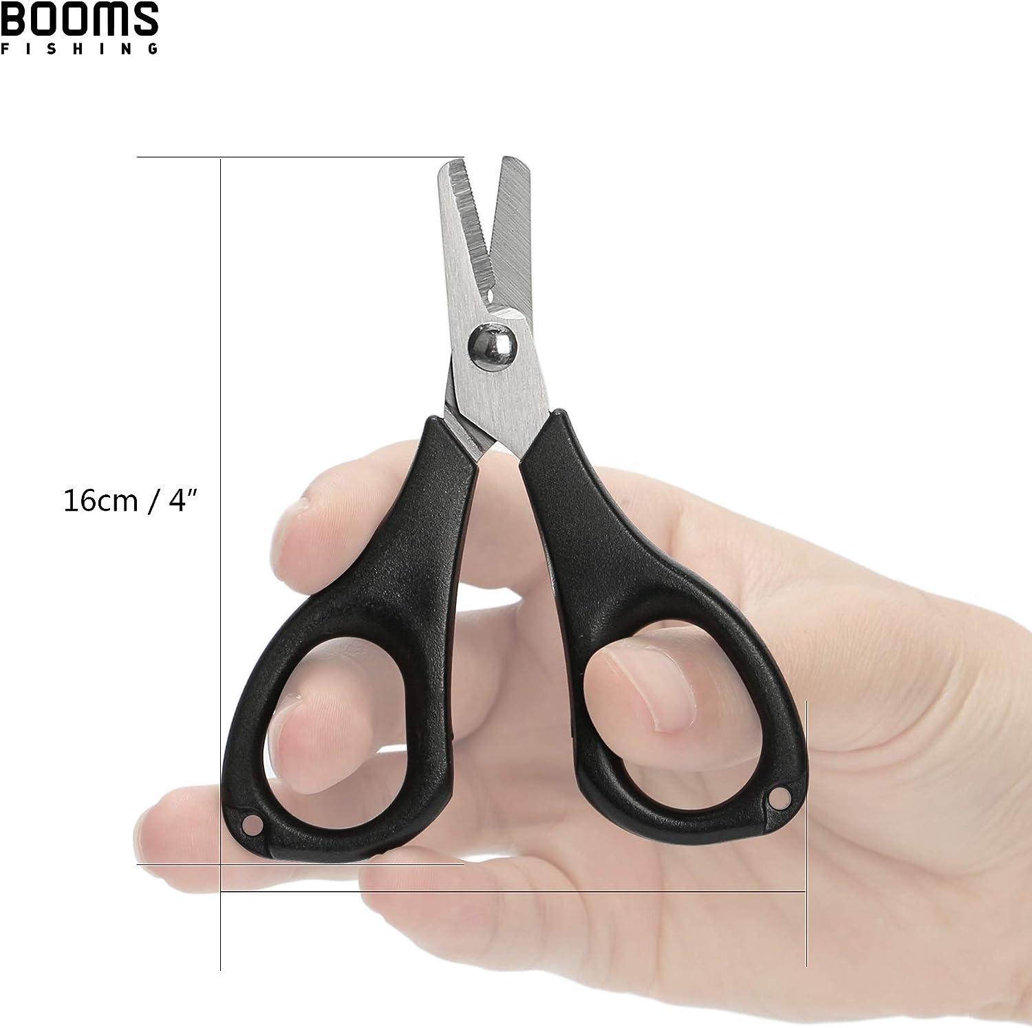 Booms Fishing FC2 Fishing Knot Tying Tool, Fly Fshing Line Cutter, Fishing  Clippers with Retractor Black