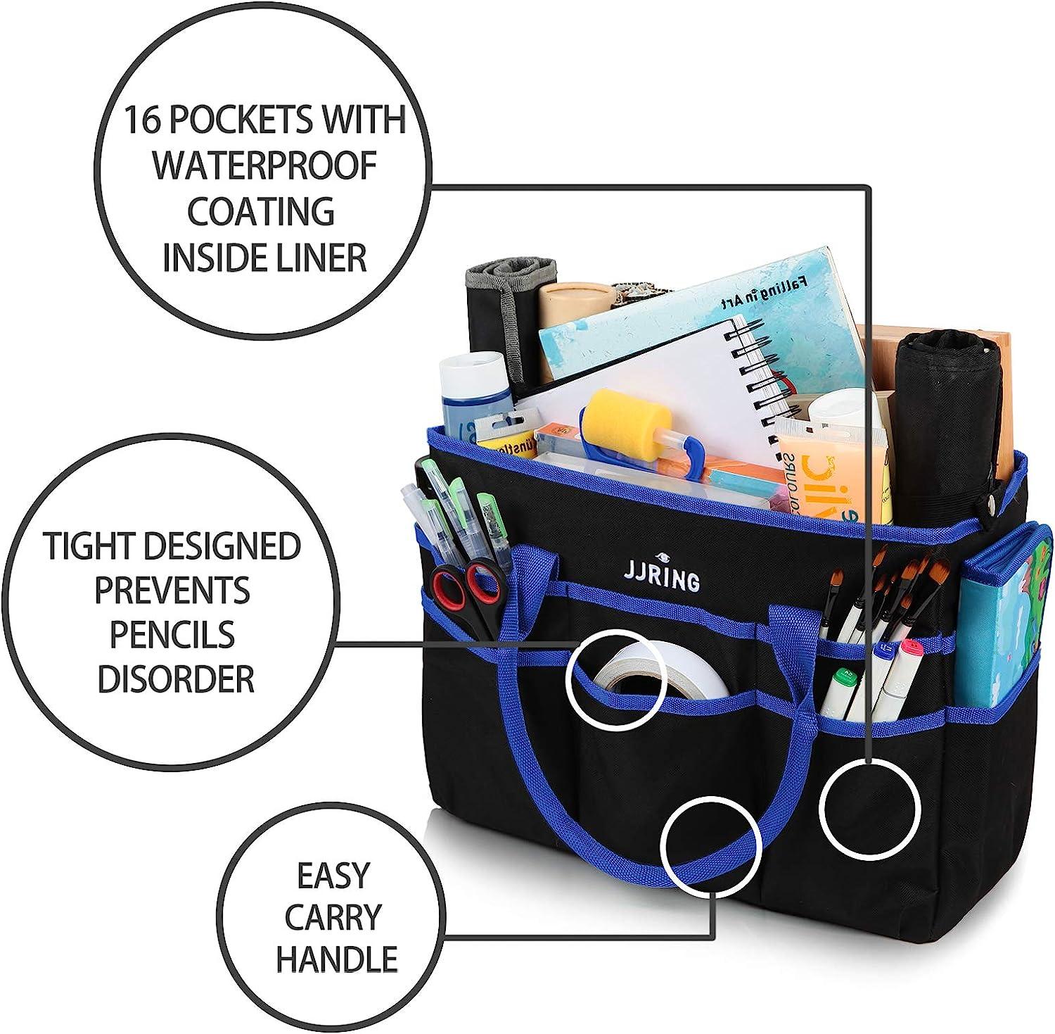 Large Capacity Purse Organizer Nylon Multiple Pockets Handbag