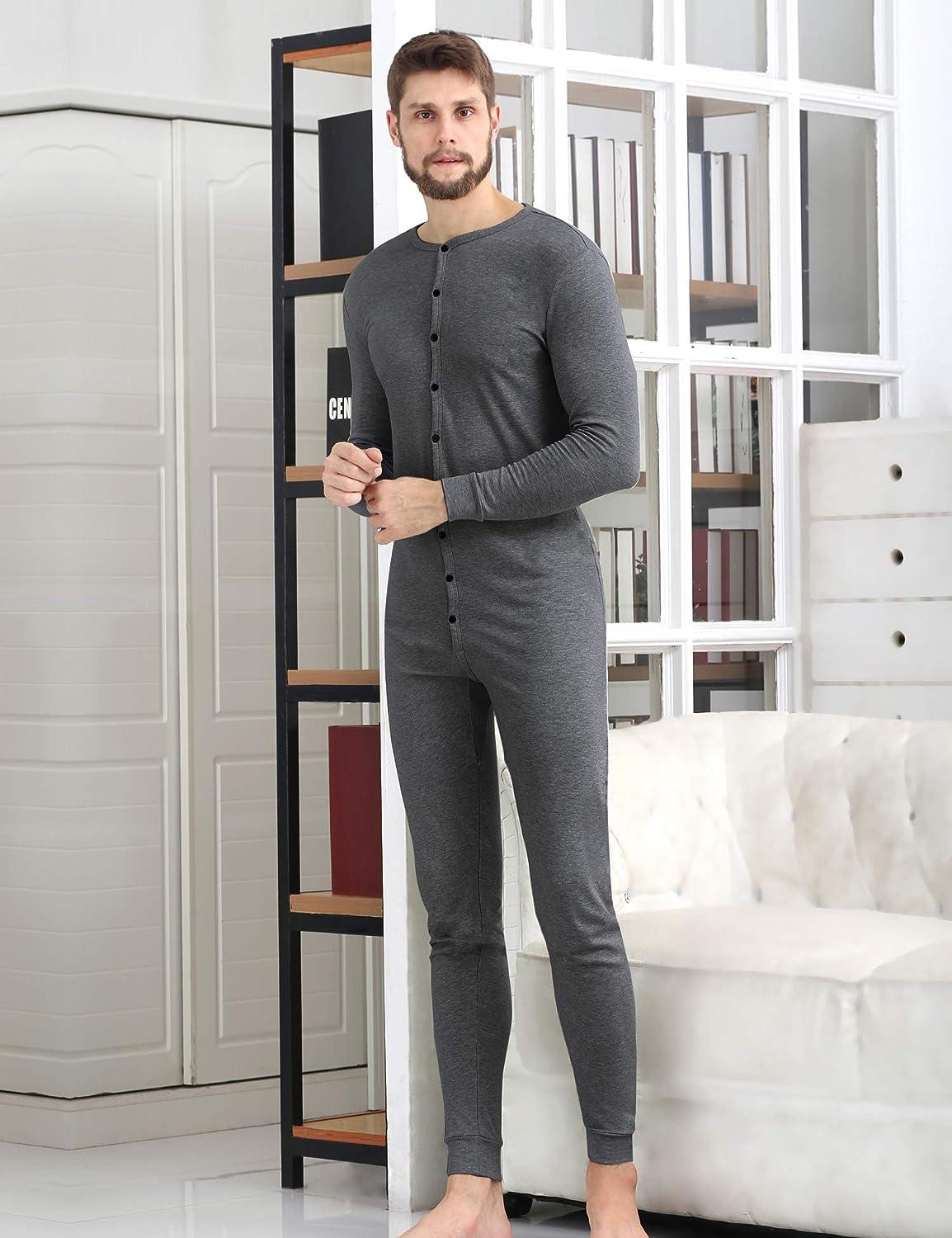 Men's Fleece Thickened Round Neck Thermal Suit – Save4u