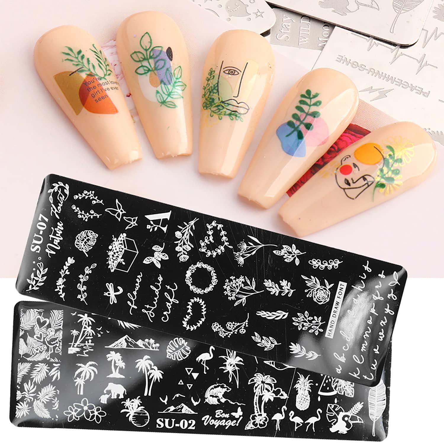 Nail Jewelry Set - Autumn Letter