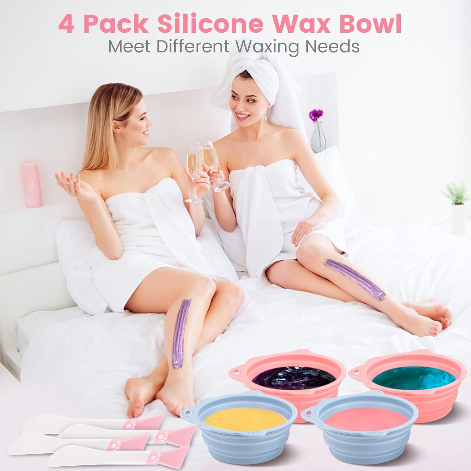 4 Pack Wax Warmer Silicone Liner, Silicone Wax Pot for 16oz Wax