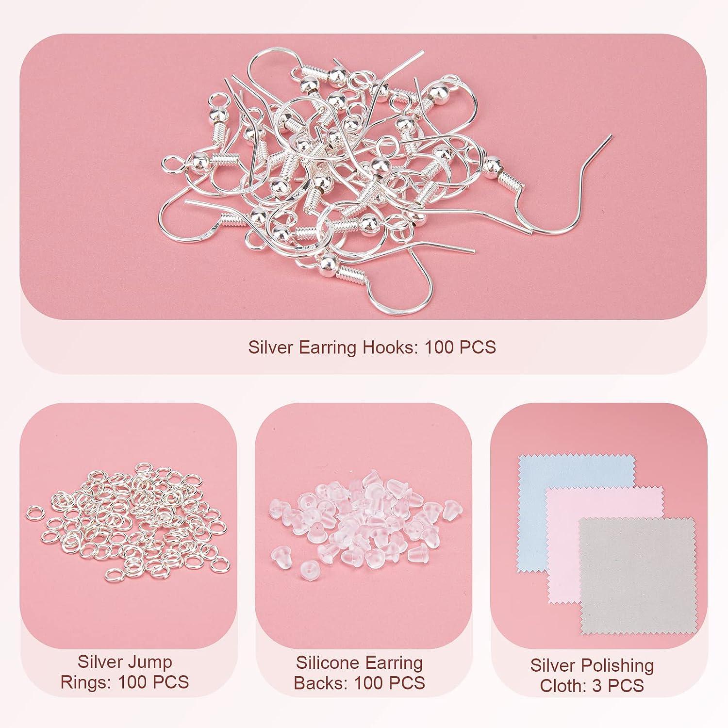 300pcs Hypoallergenic Earring Hooks Basic Components For Jewelry Making