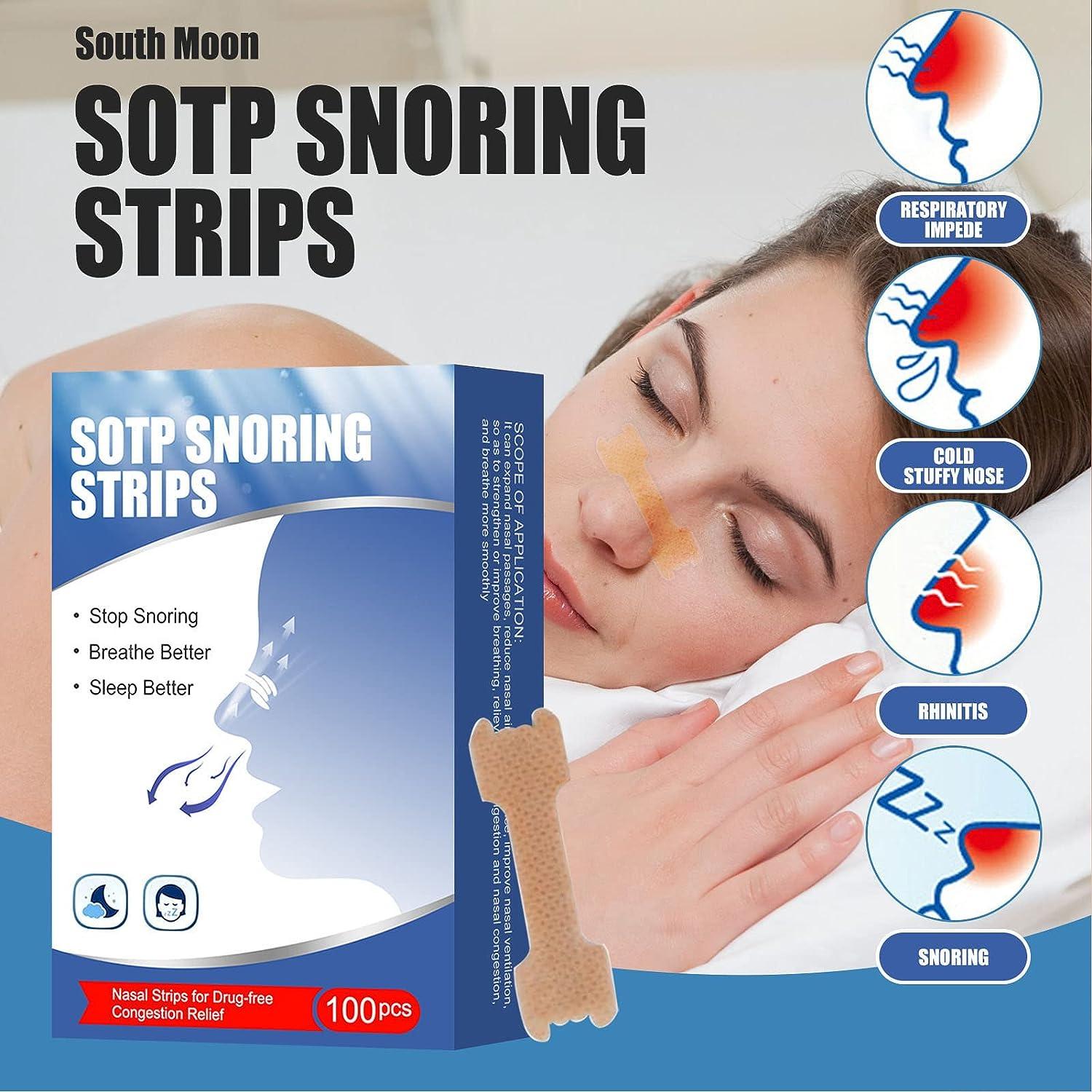 100x Anti Snore Aid Snoring Nasal Strips - Nose Sleeping and