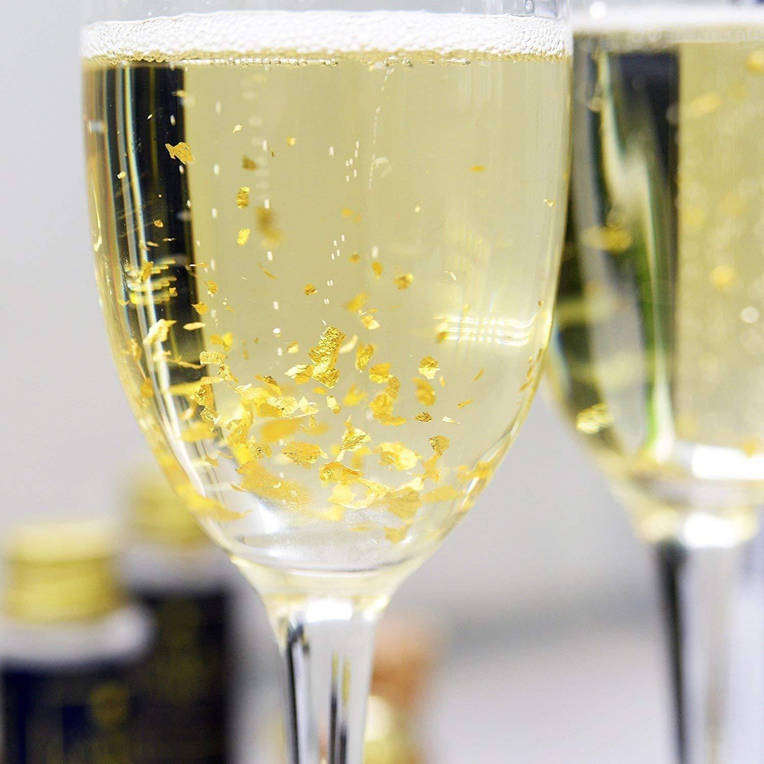 Edible Genuine Gold Flakes for Drinks - Barnabas Gold