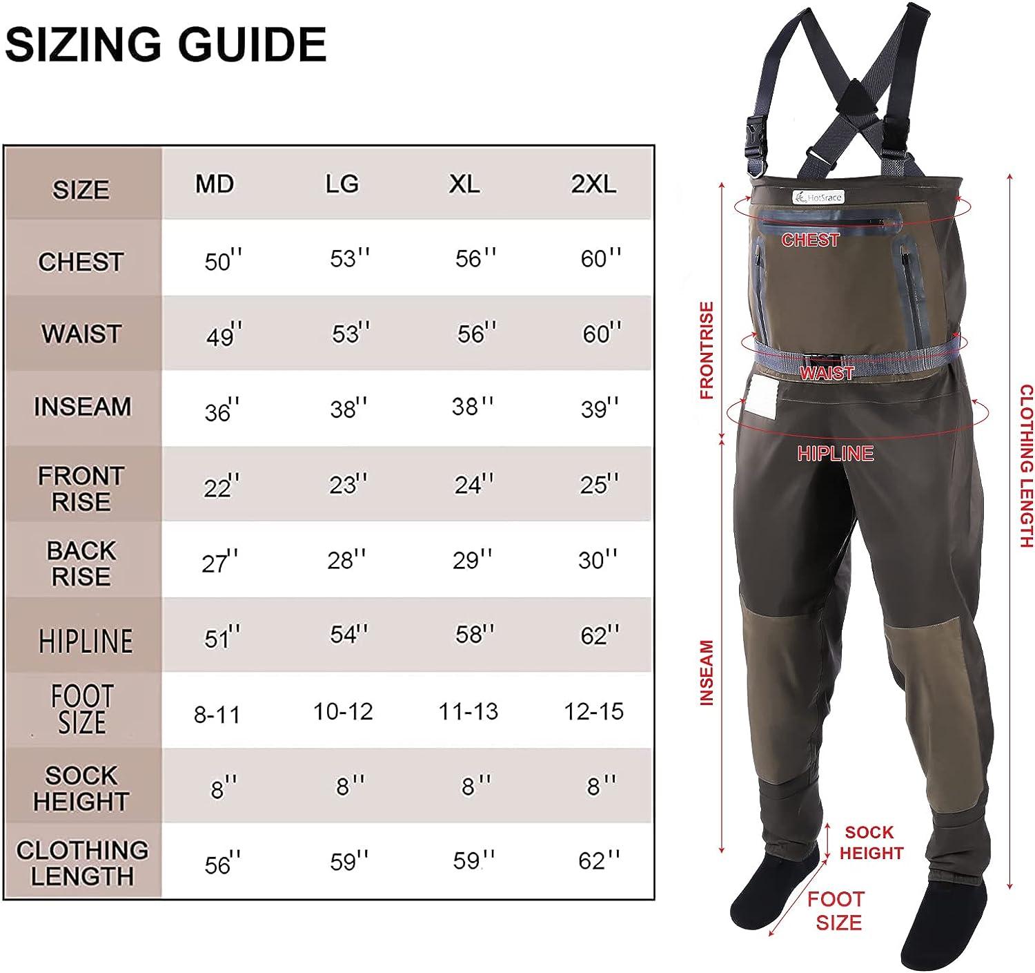 Lightweight Breathable Fly Fishing Chest Waders Stockingfoot