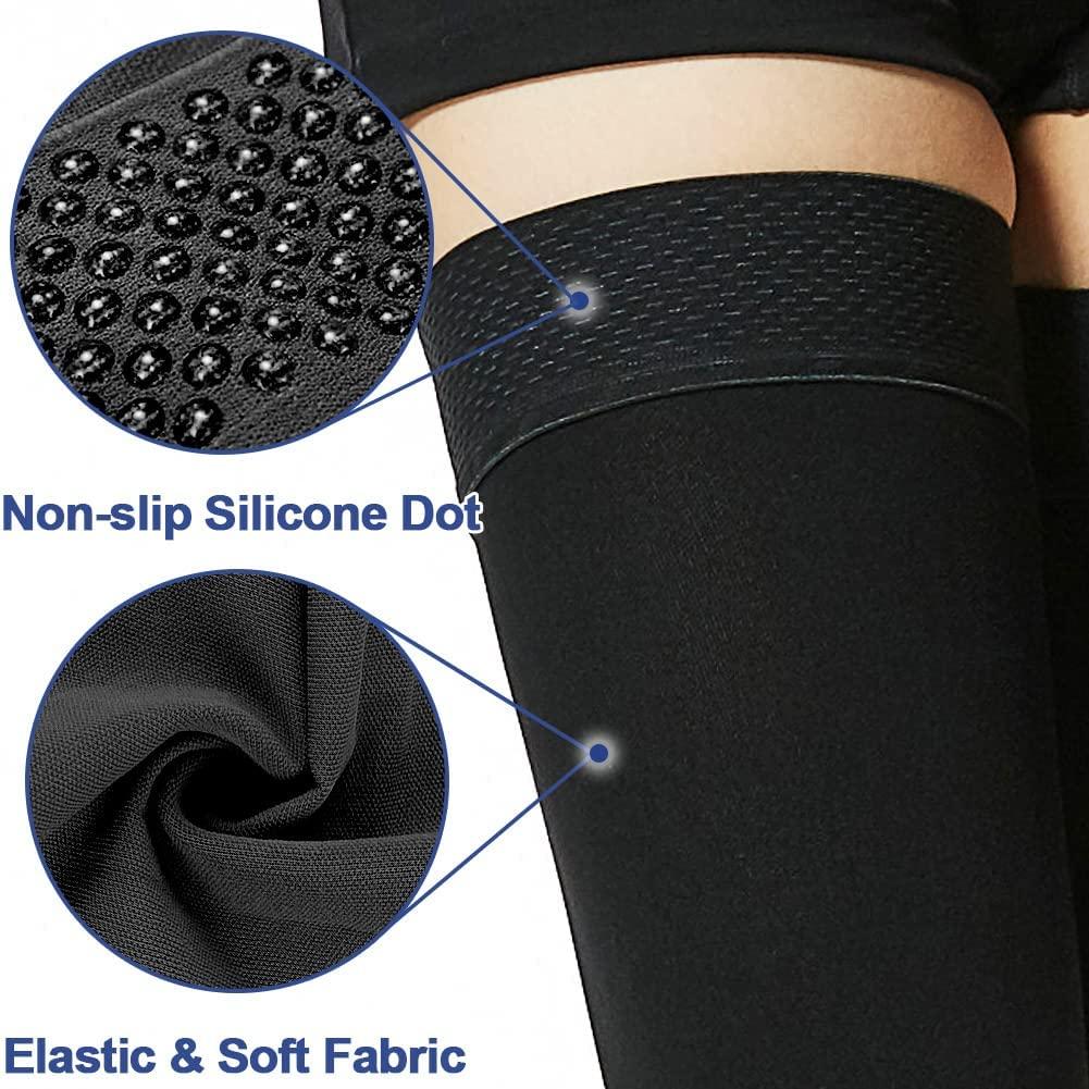 Thigh High Compression Stockings Varicose Veins Support Sport