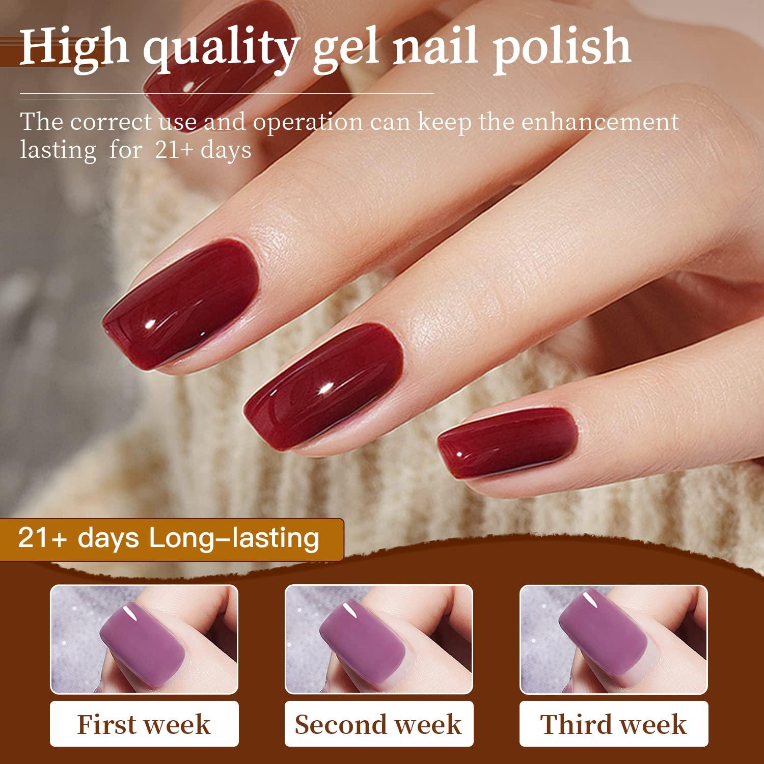 Buy Fope Quick Drying,Glossy Finish Nail Polish, Latest Shades Collection(Blue,  Golden, Silver, Blood Red, Old Brick, Beige, Dark pink) Set of 12, 72 ml (6  ml Each) Online at Low Prices in