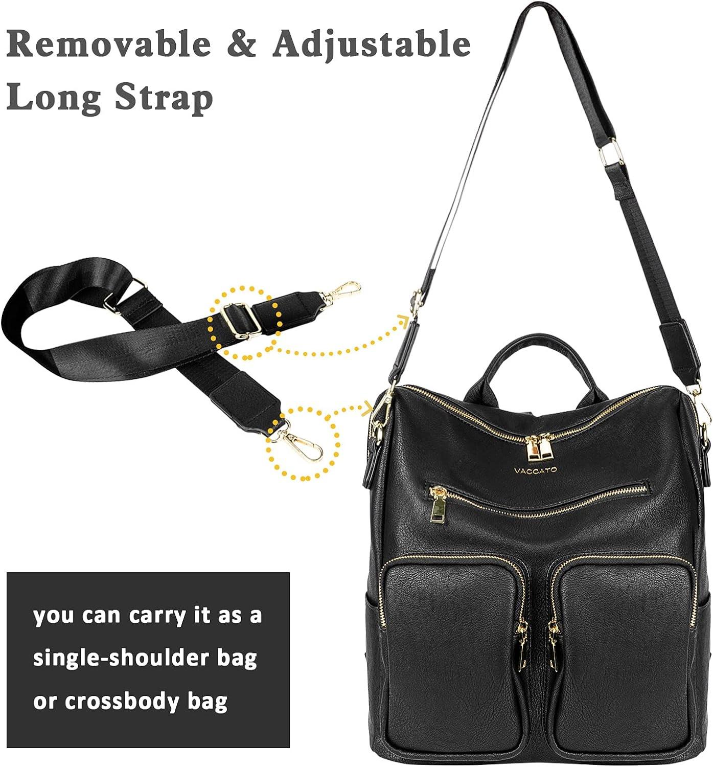 BW Designer Leather Backpack Purse Ladies Backpacks Solid Shoulder Multi  Use Bags for Womens - Black - C218GUCR6ET | Womens backpack, Leather  backpack purse, Shoulder bag fashion