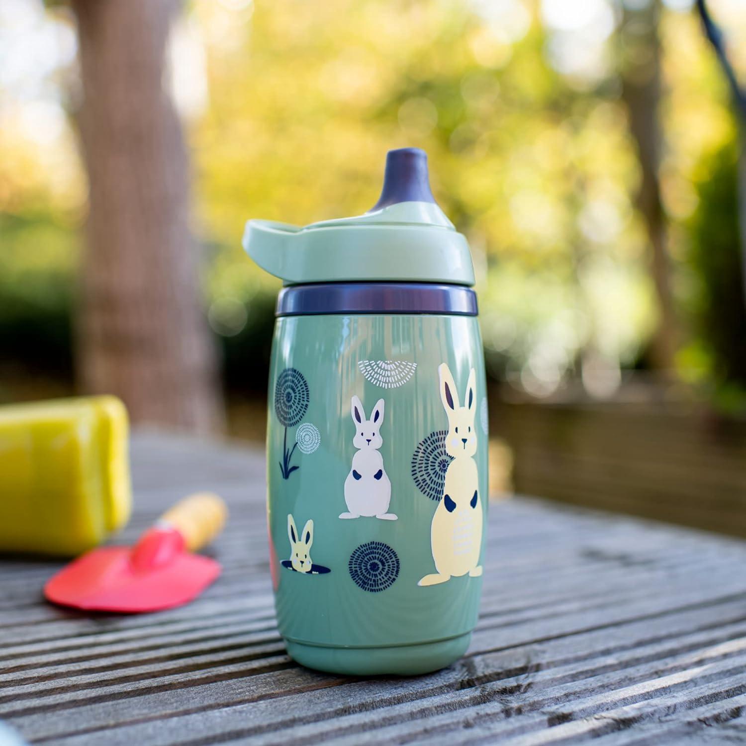 Tommee Tippee Superstar Insulated Sportee Toddler Water Bottle,  INTELLIVALVE 100% Leak-Proof and Shake-Proof