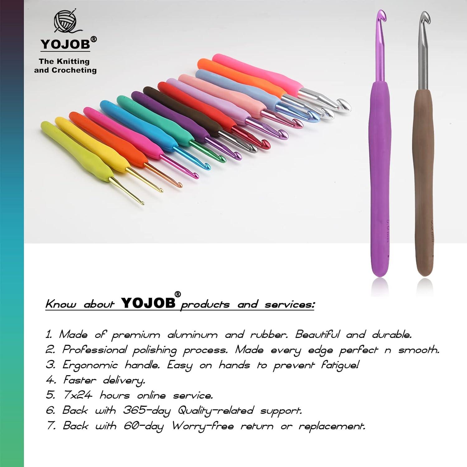 1Pack Size H / 5.0mm Crochet Hook Super Smooth & Ergonomic for Beginner and  Advanced (5.0mm-H) 5mm-H