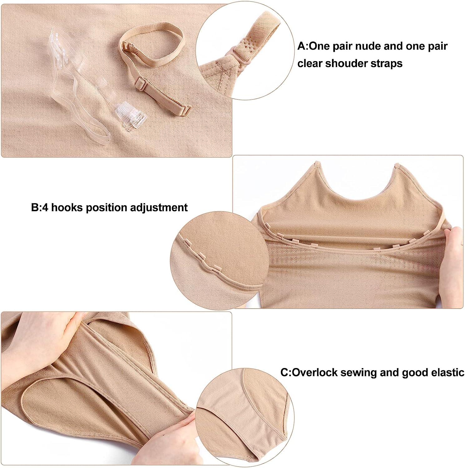 iMucci Professional Women and Girl Seamless Nude Camisole Leotard