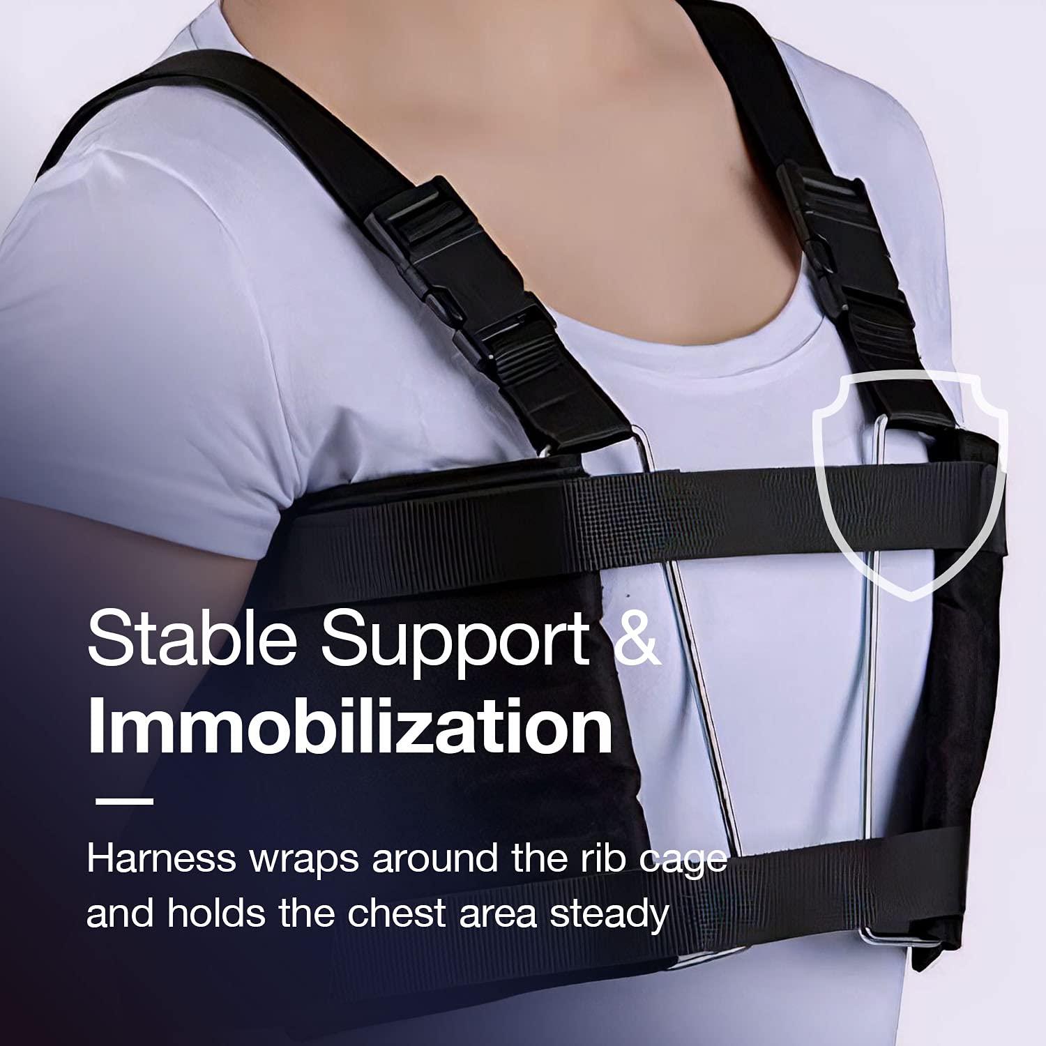 Buy Armor Adult Unisex Chest Support Brace with 2 Metal Inserts to  Stabilize the Thorax after Open Heart Surgery, Thoracic Procedure, or  Fractures of the Sternum or Rib Cage, Tan Color, Size