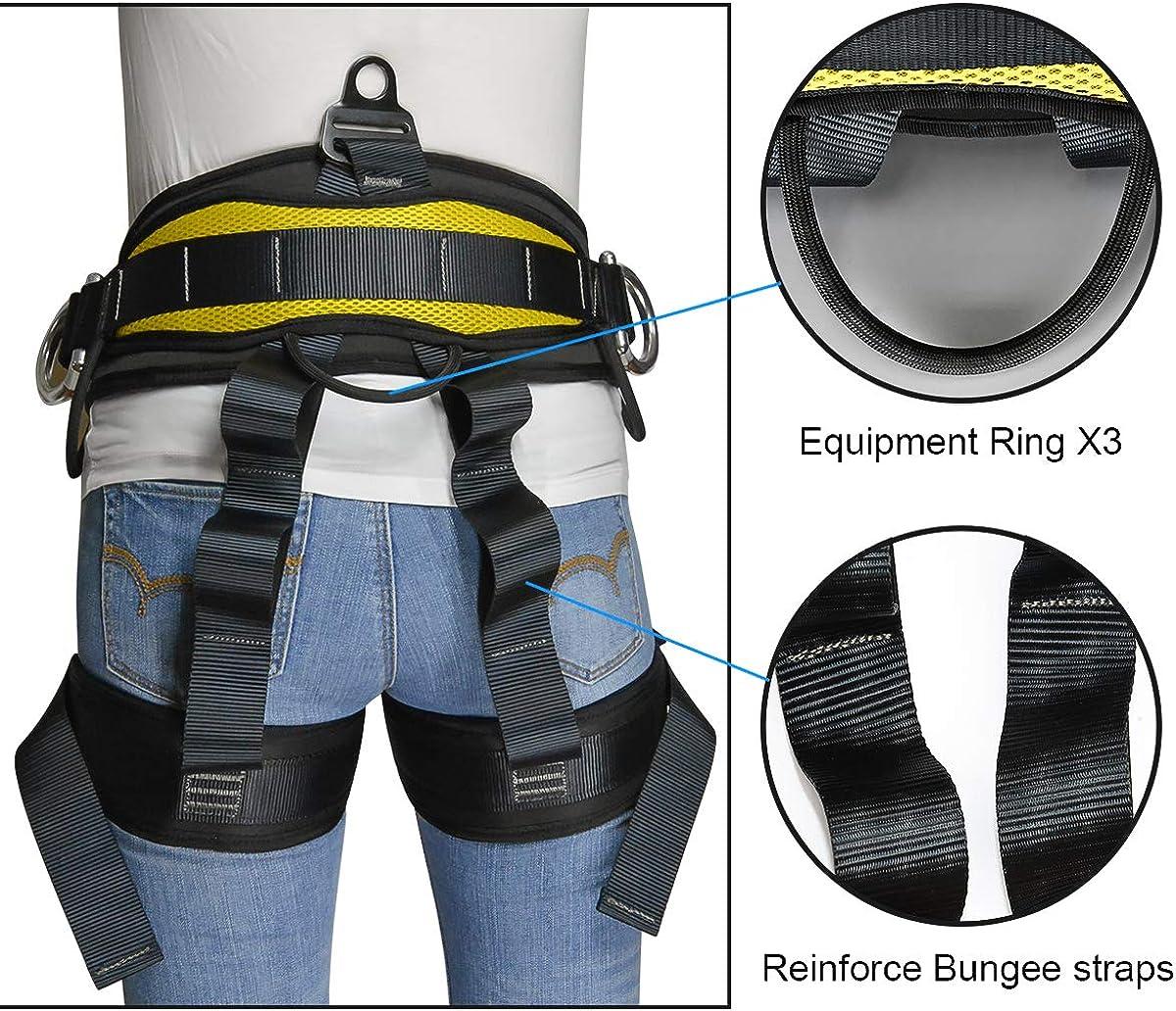 Climbing, Safety Safe Seat Belt for Outdoor Tree Climbing, Outward Band  Expanding Training Large Size,Climbing Gear