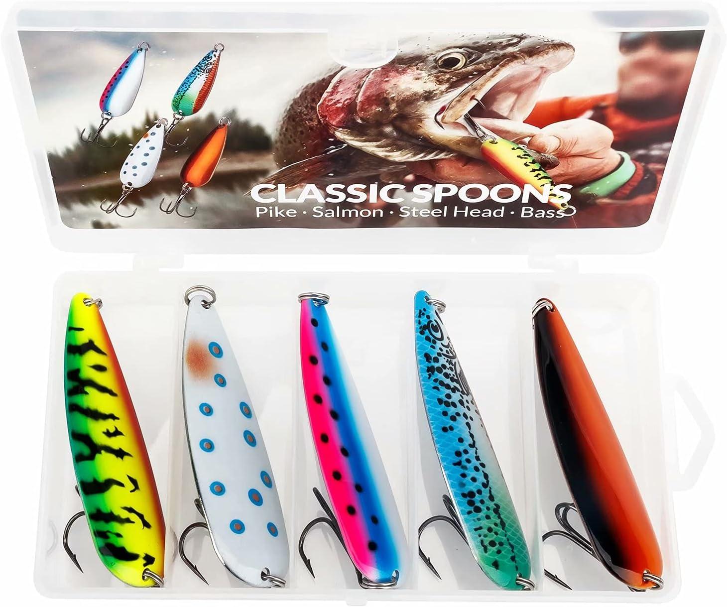  THKFISH Spoon Fishing Lures for Trout Spoons Hard