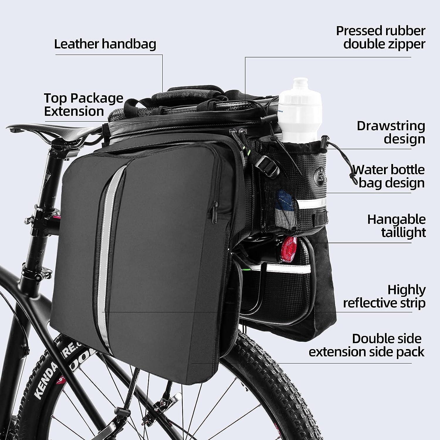 Rhinowalk Bicycle Carrier Bag Rack Bag MTB Bike Trunk Pannier Cycling  Multifunctional Big Capacity Travel Bag With Rain Cover - AliExpress