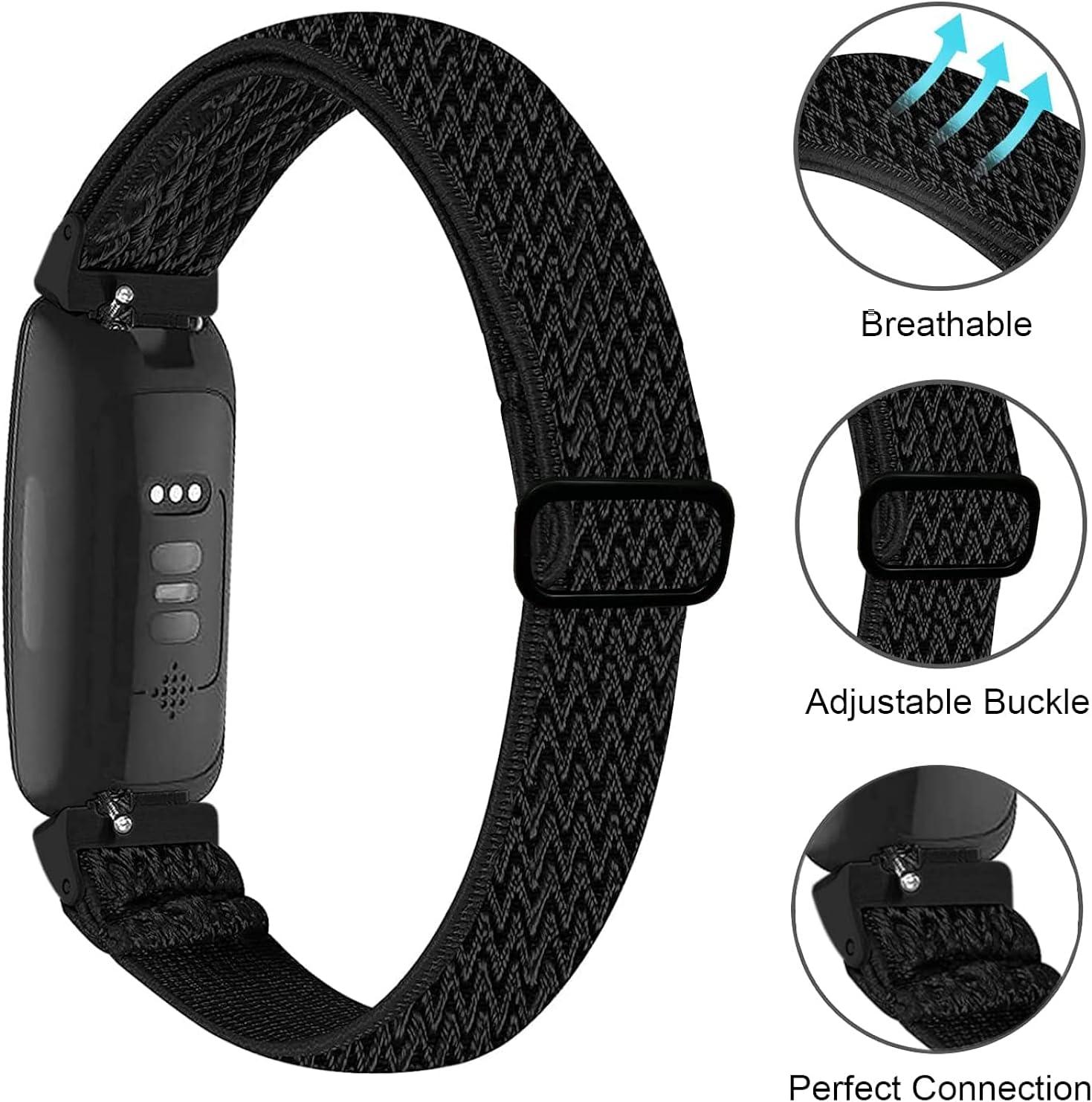 For Fitbit Inspire 3 Watch Strap Silicone Wristband Wrist Band With Metal  Buckle
