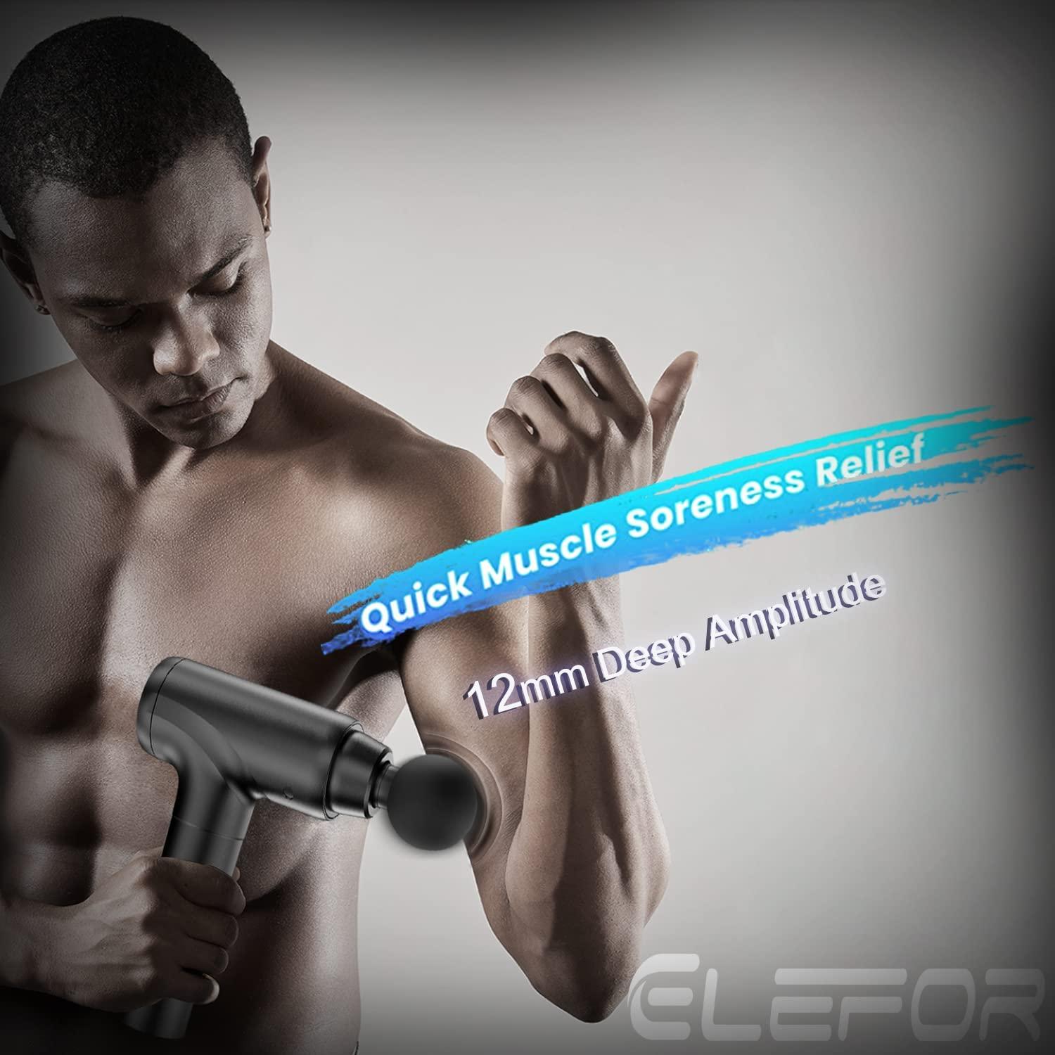 Deep Tissue Massage Gun Black Percussion Massager – Deep Tissue Massage Guns