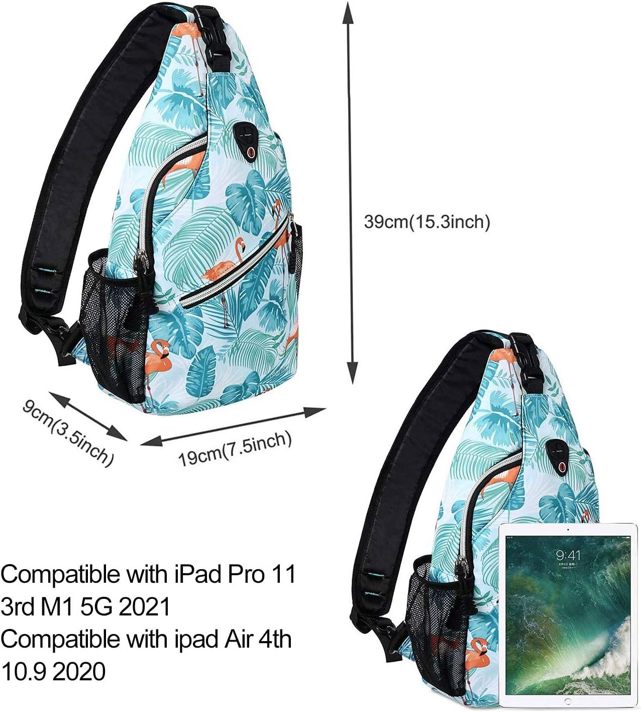 MOSISO Sling Backpack,Travel Hiking Daypack Pattern Rope Crossbody Shoulder  Bag, National Style : : Sports & Outdoors