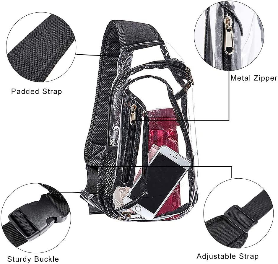 Mini Transparent PVC Clear Phone Bag Fashion Casual Waterproof Adjustable  Strap Shoulder Bag