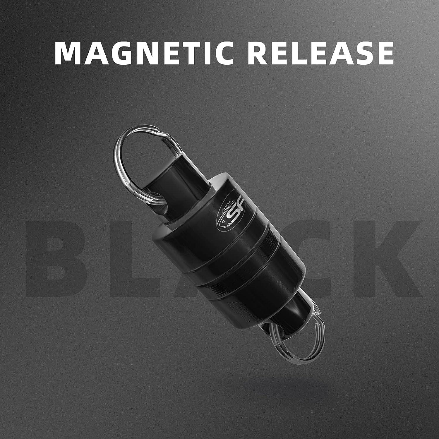 3Pcs Magnetic Net Release Holder Fly Fishing Net Release Net Holder Carabiner Tackle Magneto Keeper Magnet Landing Net Release Clip Keychain Hook