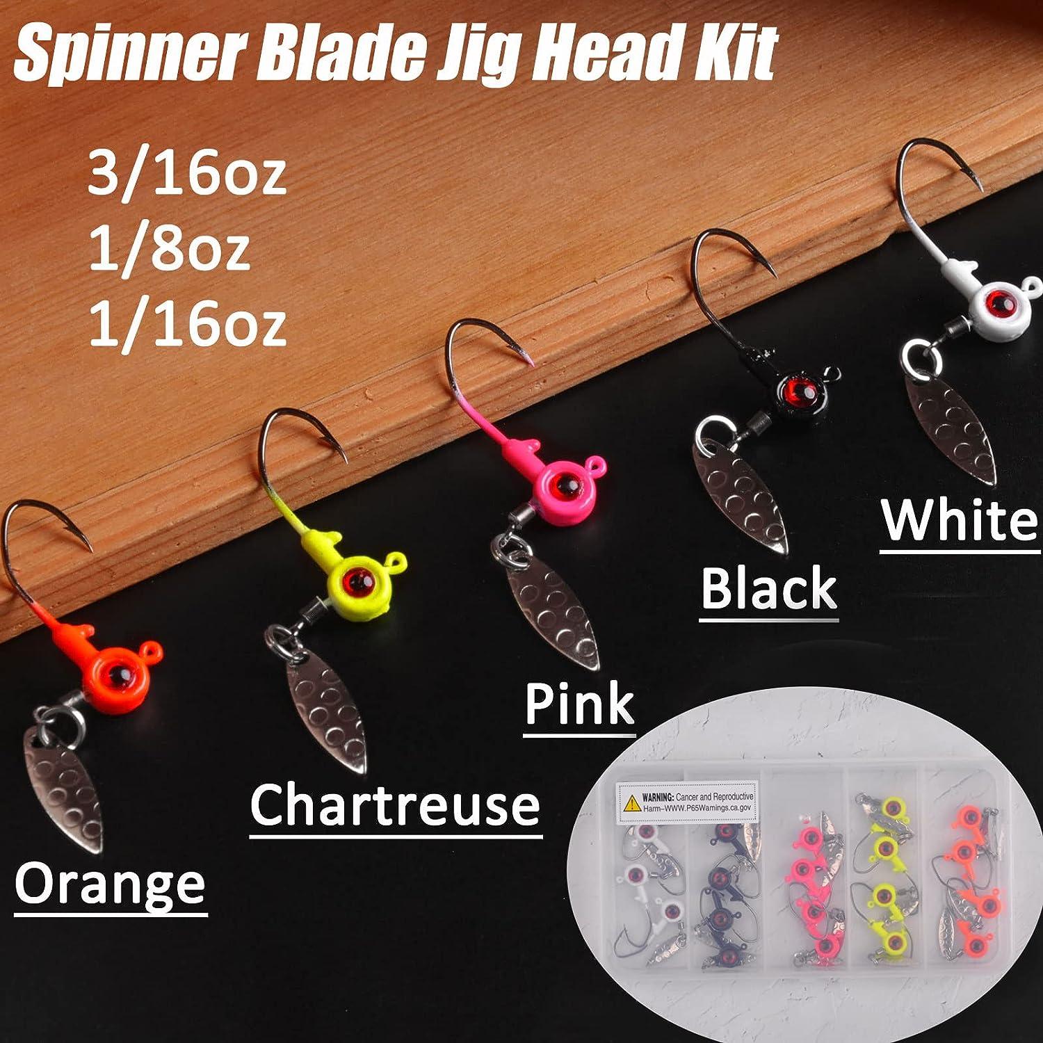  Jig Heads Fishing Hooks Crappie Jig Heads Unpainted Jig Heads  Round Ball Sharp Fishing Jig Hooks for Bass Trout Crappie Walleye Fishing  Saltwater Freshwater : Sports & Outdoors