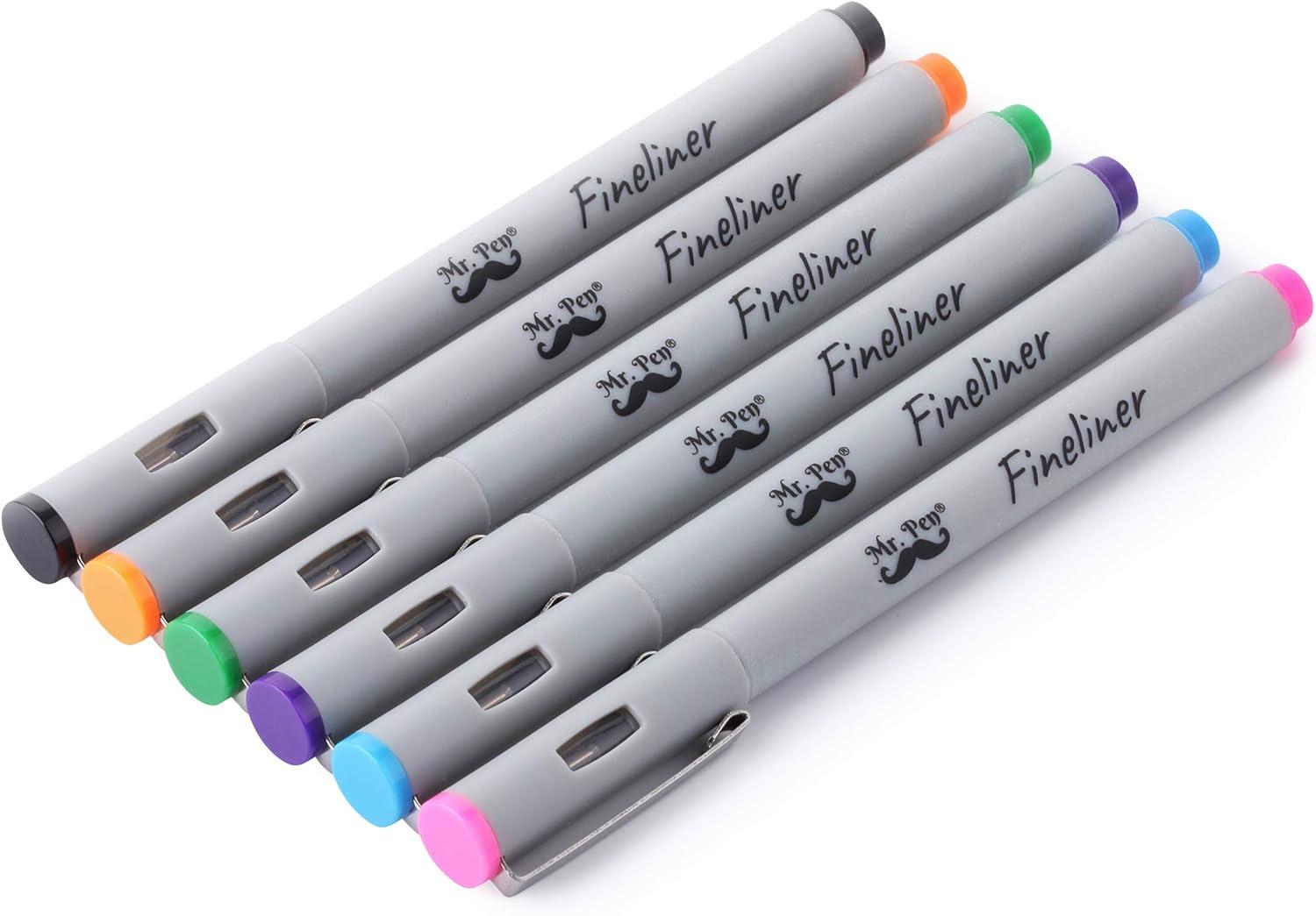 Mr. Pen- Bible Highlighters and Pens No Bleed, 10 Pack, Gel Colorful