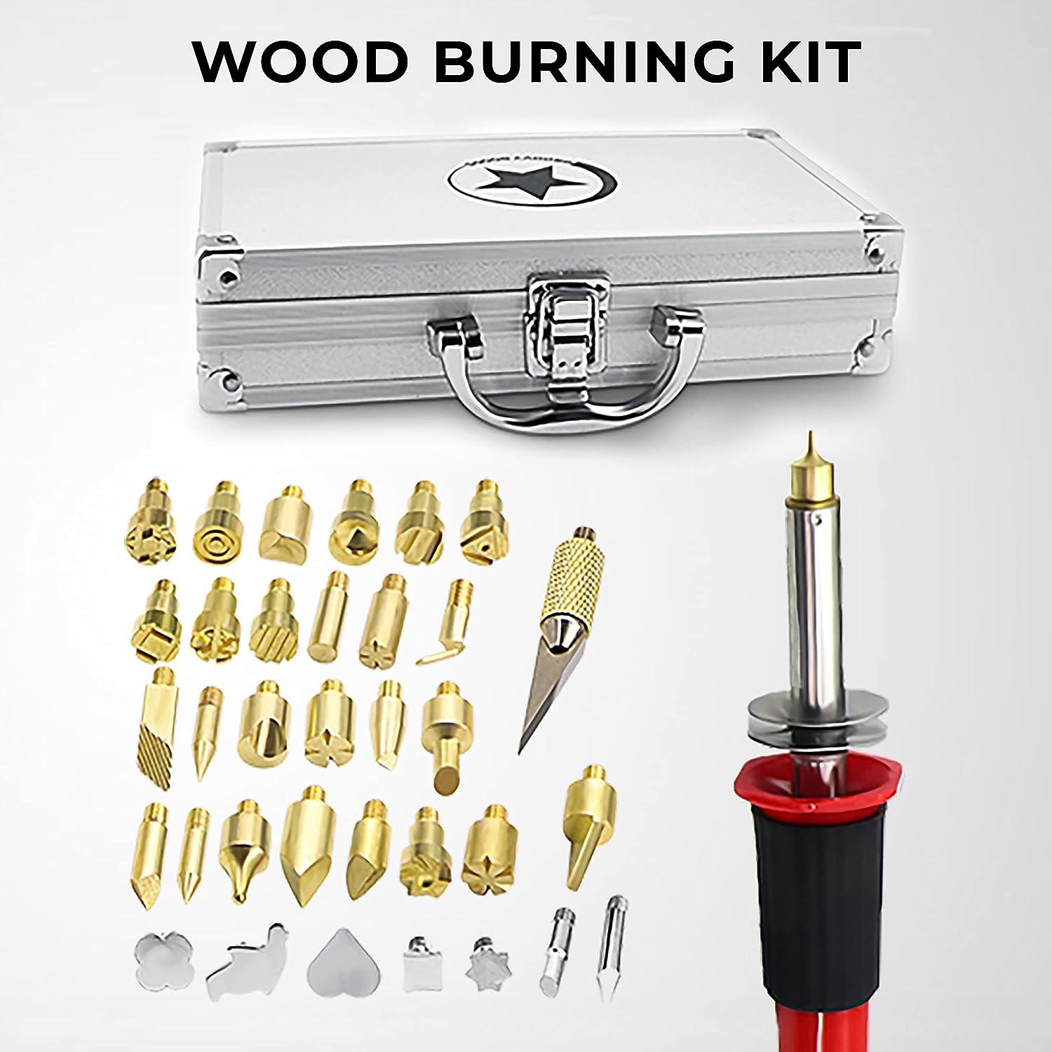 71pcs Wood Burning Pen Kit Professional Wood Burning Tool with Soldering DIY  Creative Tools Adjustable Temperature 200~450℃ Wood