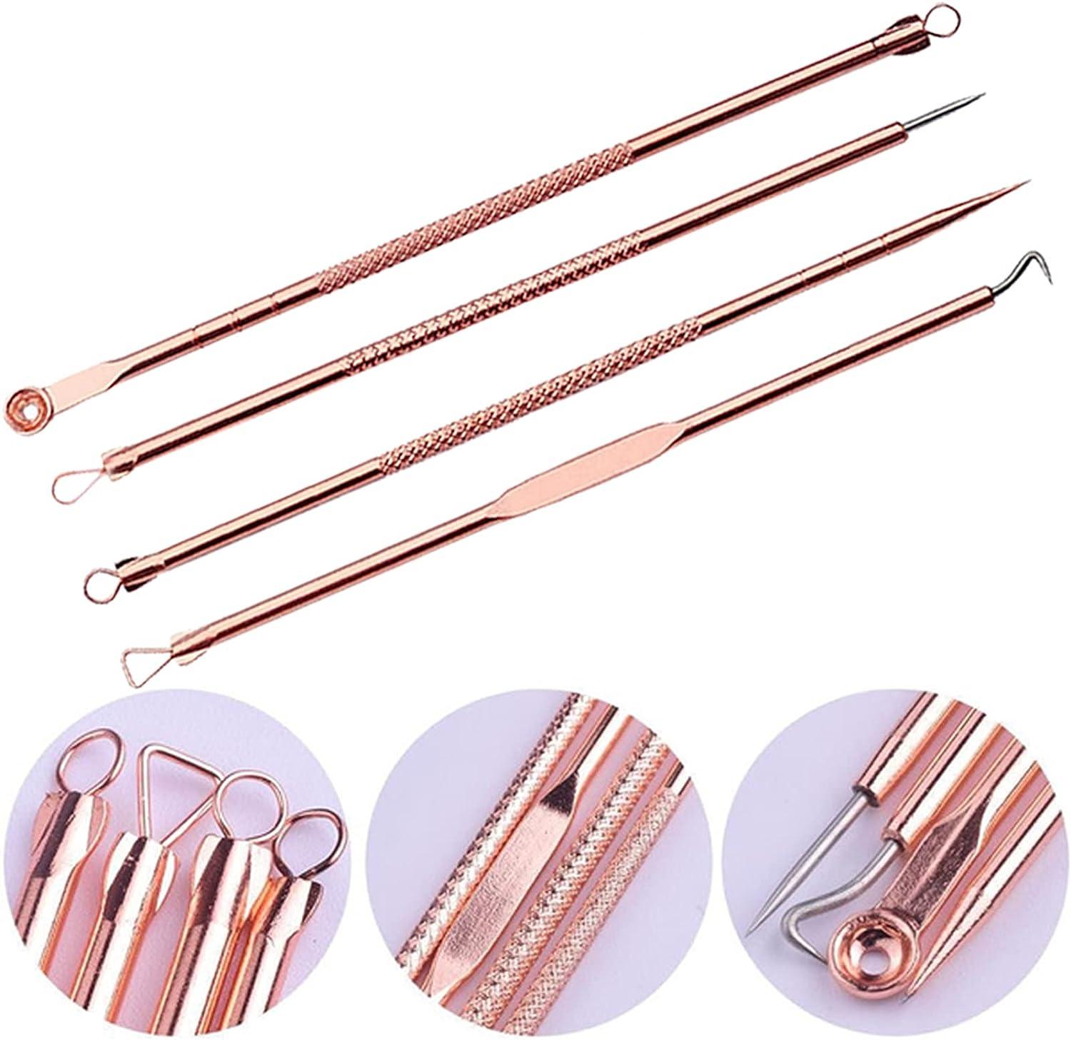 Cheap 4 pcs Stainless Steel Extractor Blackhead Remover Needles