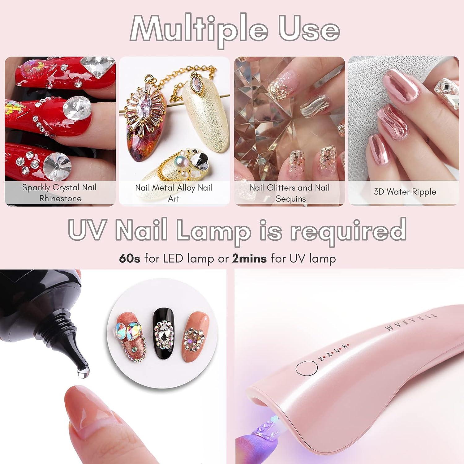 How to do Rhinestone Gel Nails at Home - Payton lee
