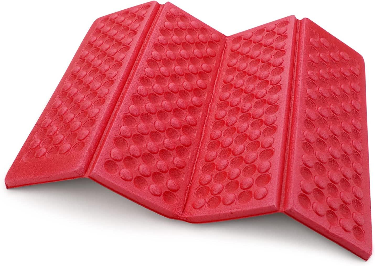 REDCAMP Foam Backpacking Sit Pad 1/2/4 PCS, Ultralight Foldable Z Hiking  Seat Pad Insulated Sitting Pad for Outdoor Camping Stadium Picnic
